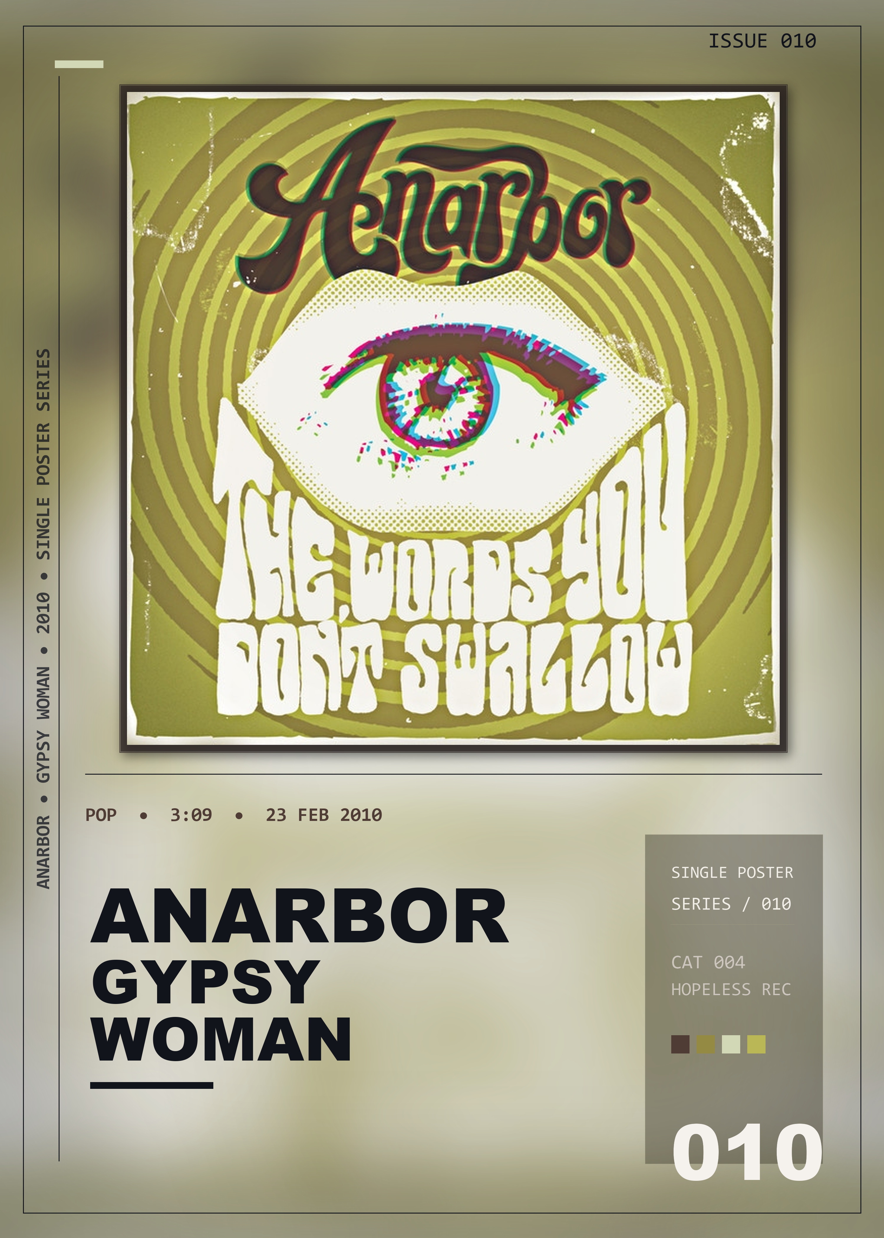 Music poster: Anarbor - Gypsy Woman