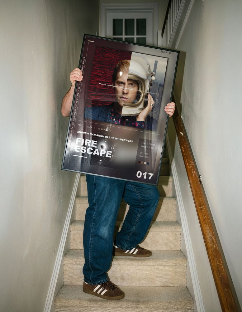Music poster: Andrew McMahon in the Wilderness - Fire Escape