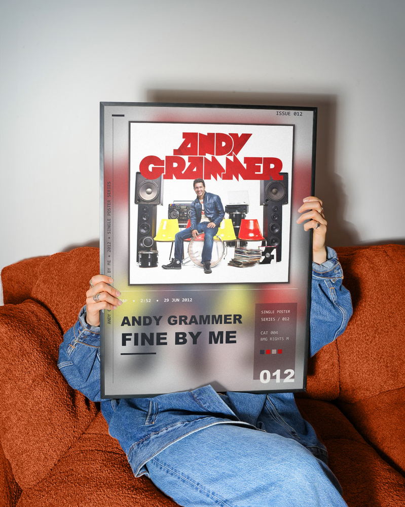 Music poster: Andy Grammer - Fine By Me