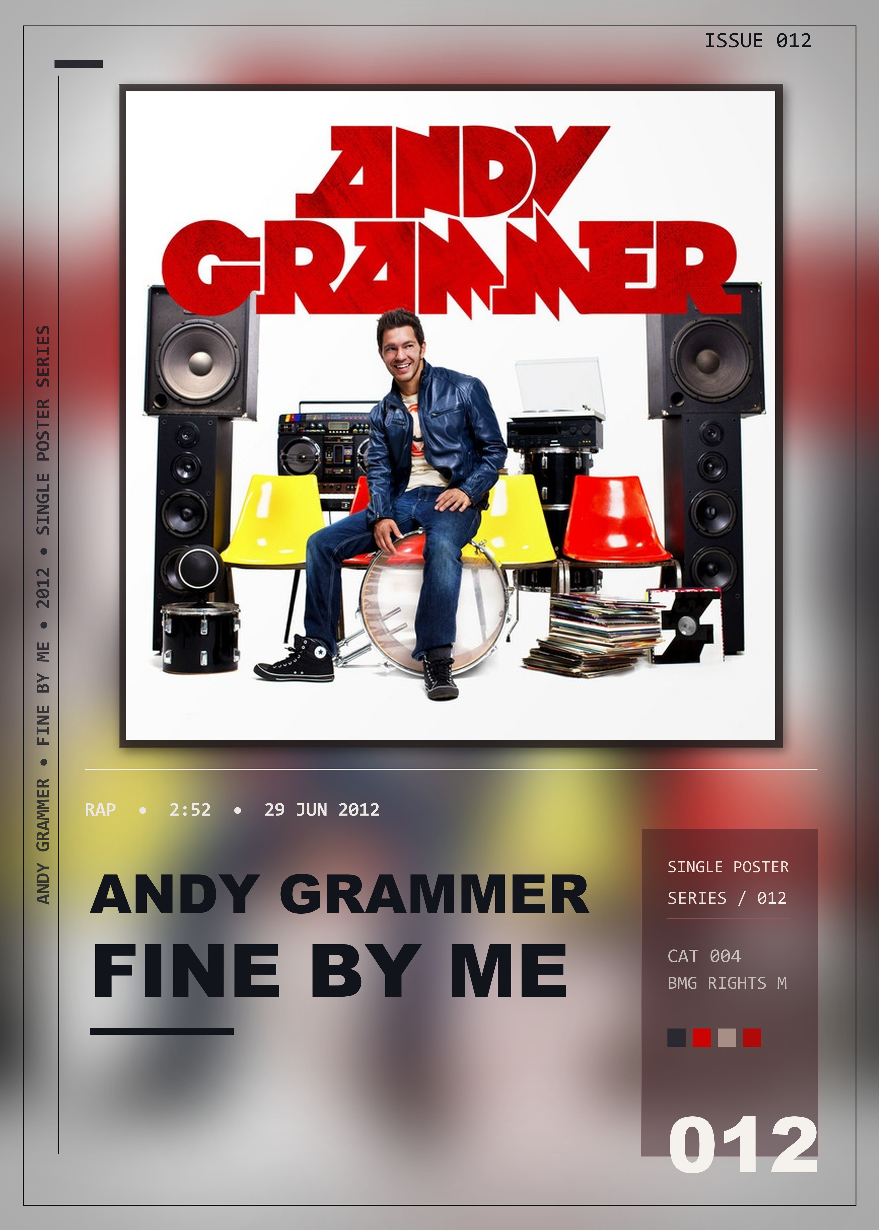 Music poster: Andy Grammer - Fine By Me