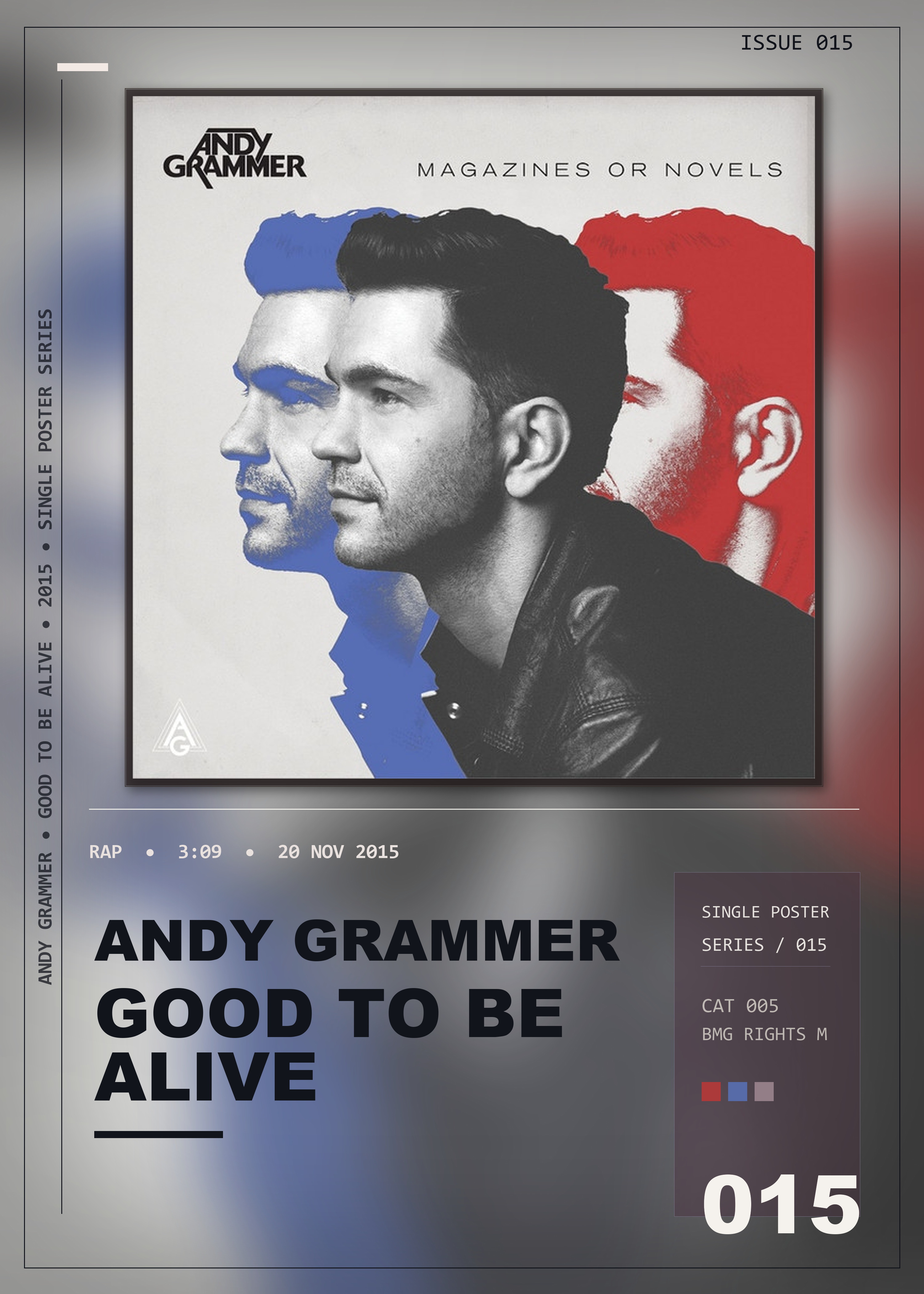 Music poster: Andy Grammer - Good To Be Alive Hallelujah