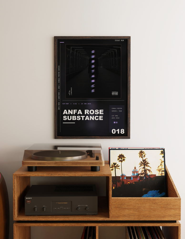 Music poster: Anfa Rose - Substance