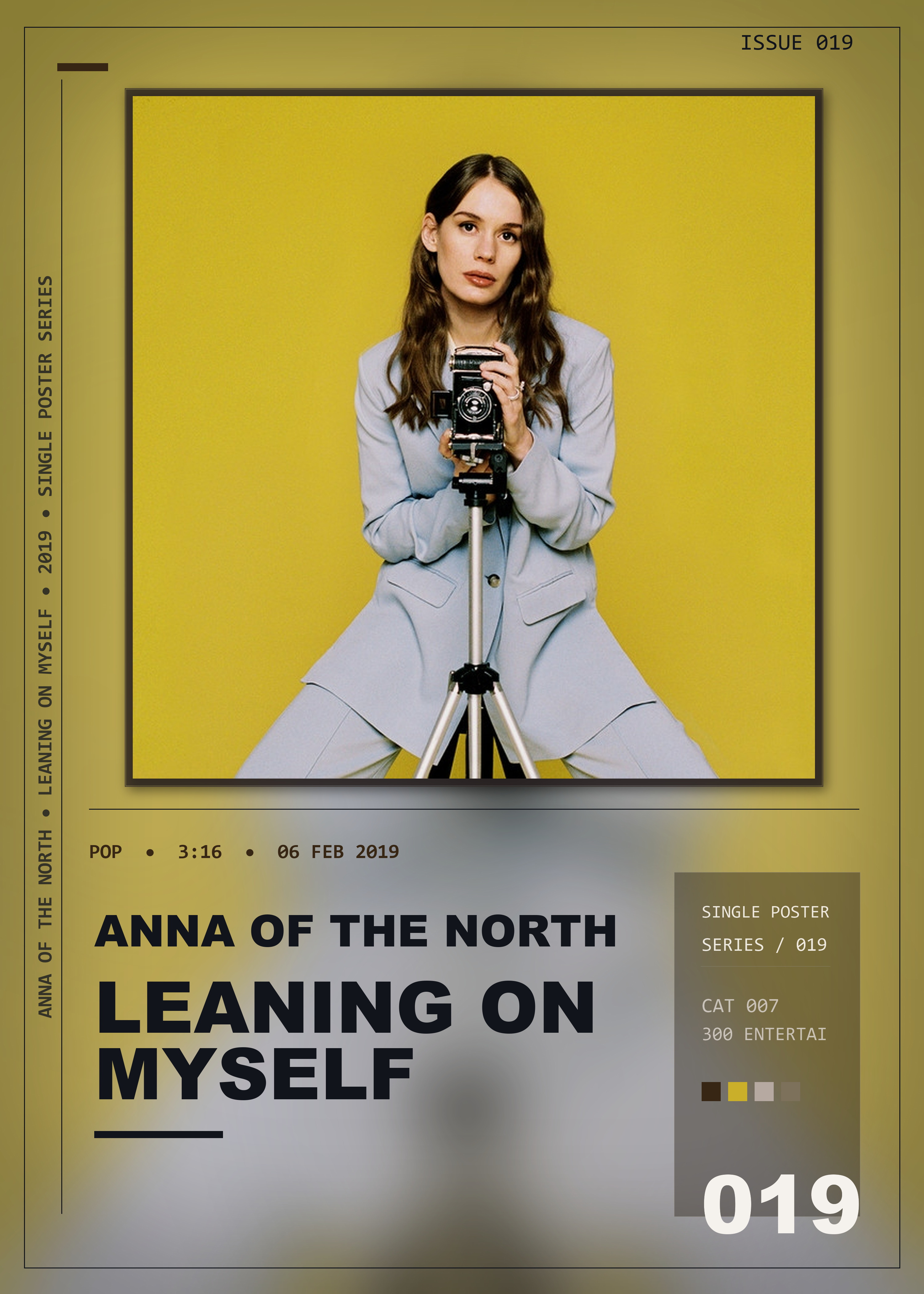 Music poster: Anna Of The North - Leaning On Myself