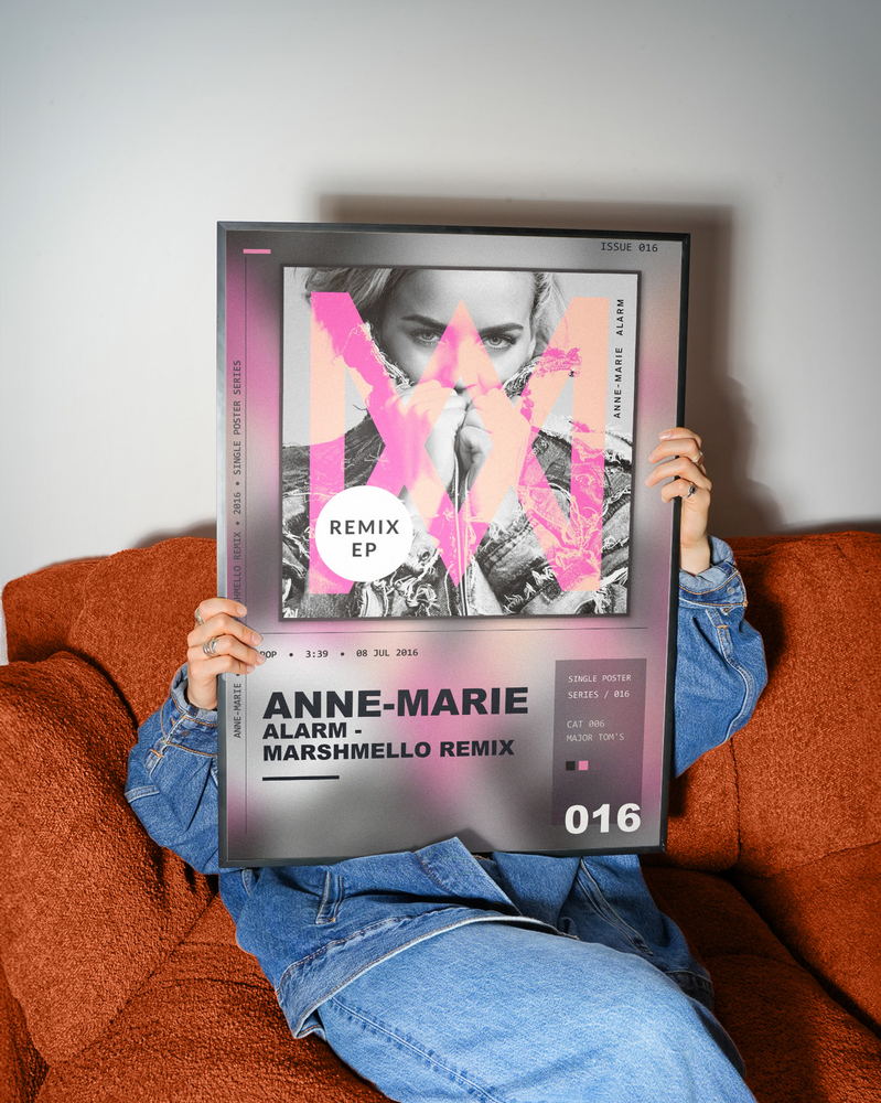 Music poster: Anne-Marie - Alarm - Marshmello Remix