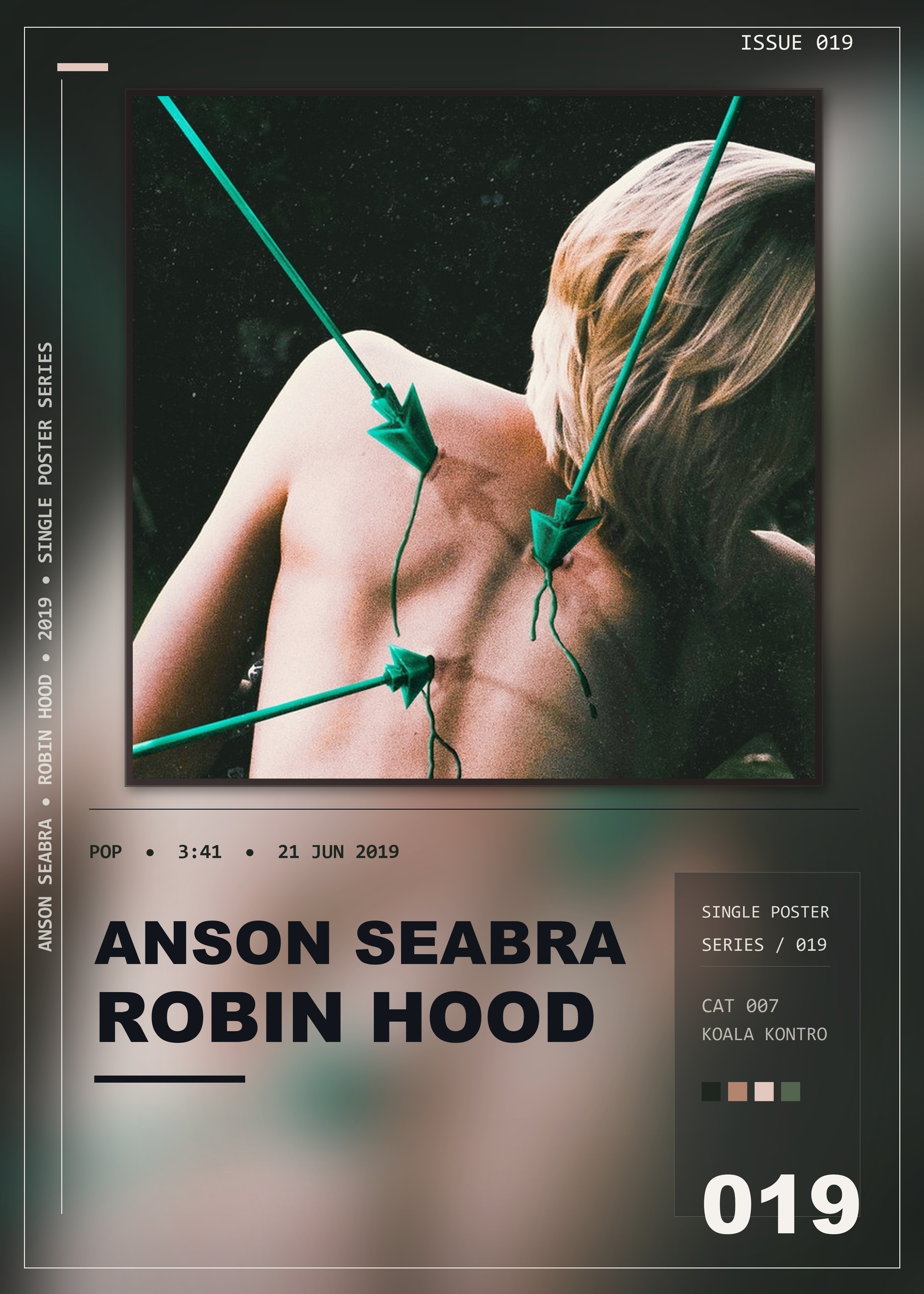 Music poster: Anson Seabra - Robin Hood