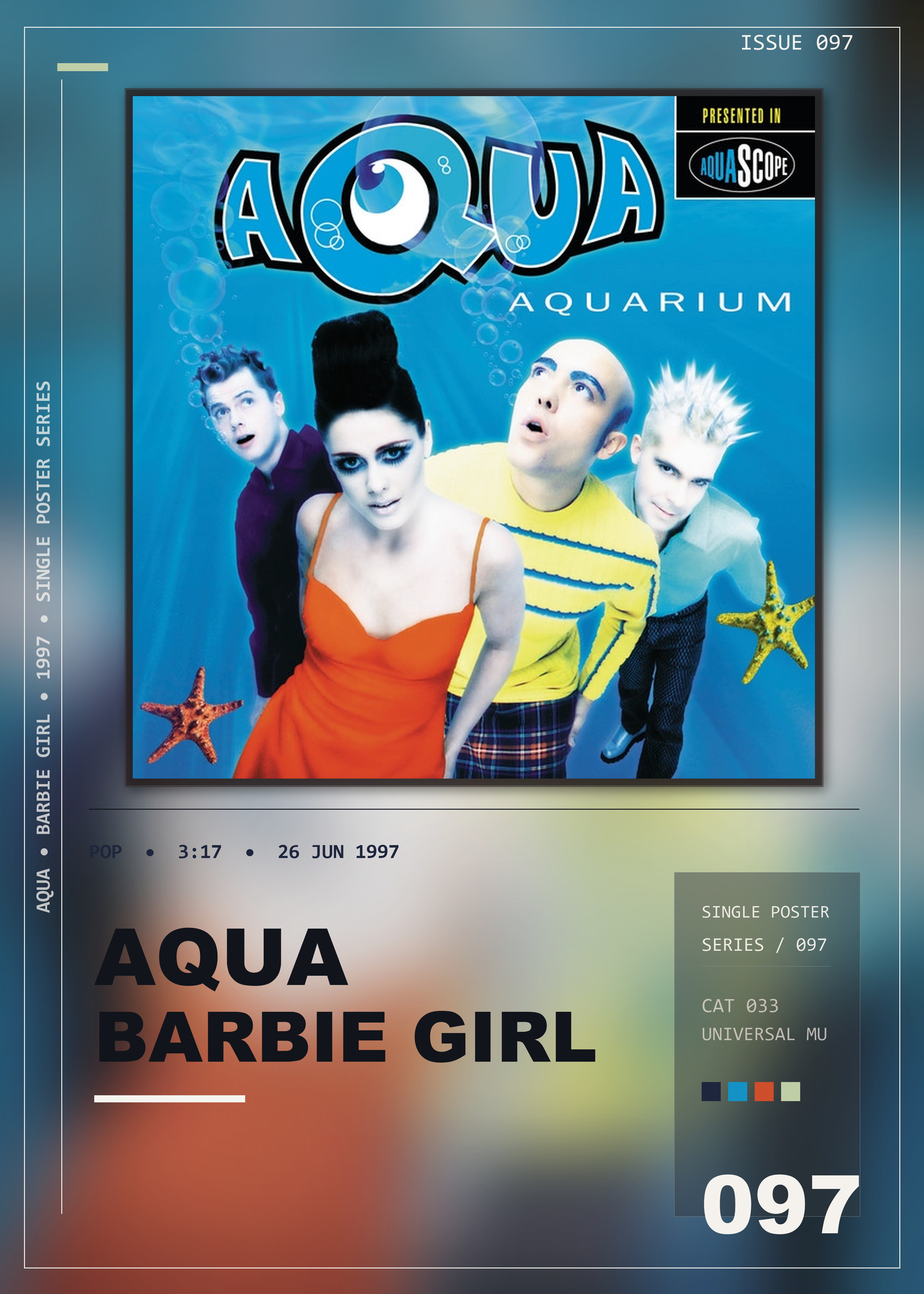 Music poster: Aqua - Barbie Girl