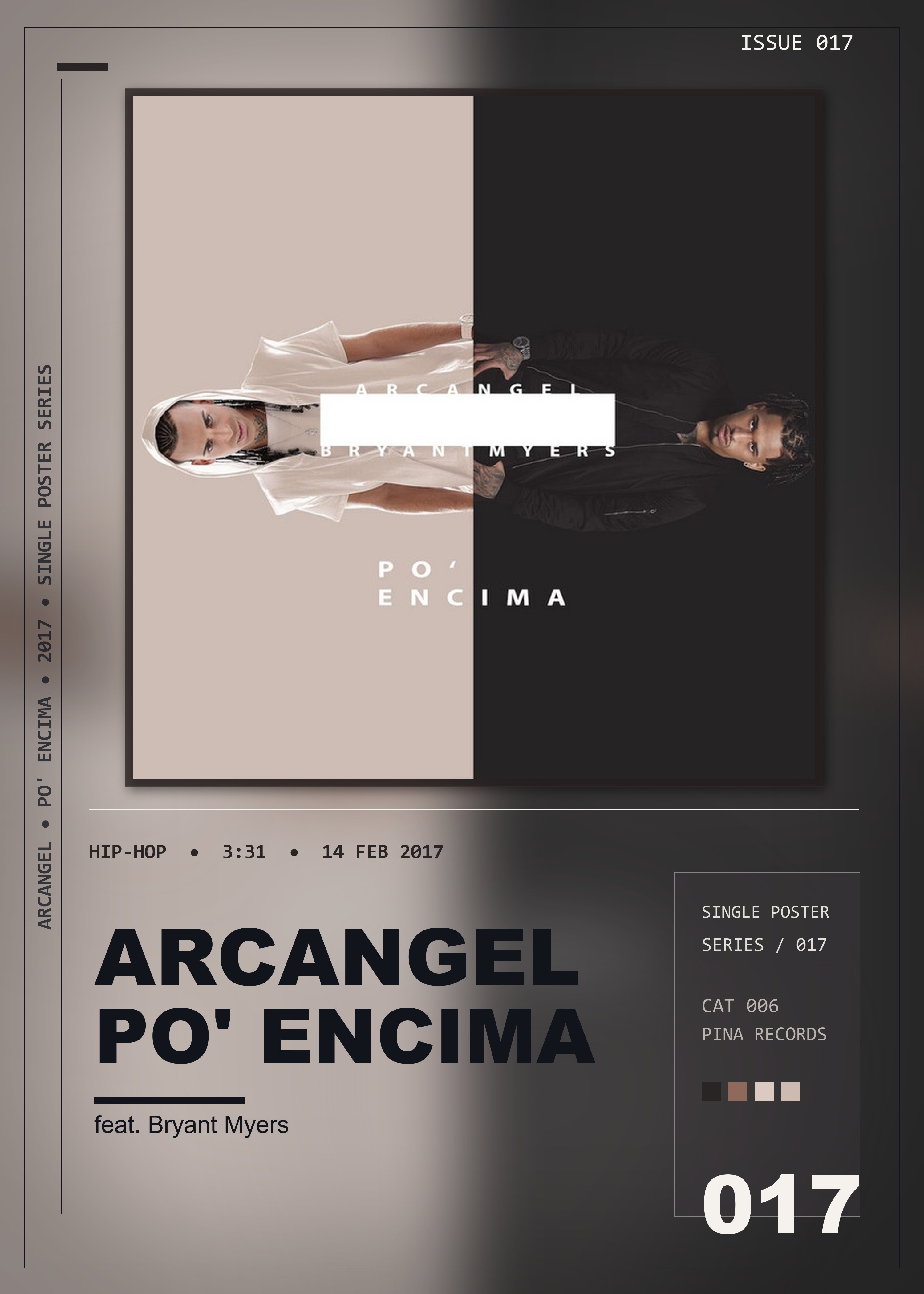 Music poster: Arcangel - Po encima feat Bryant Myers