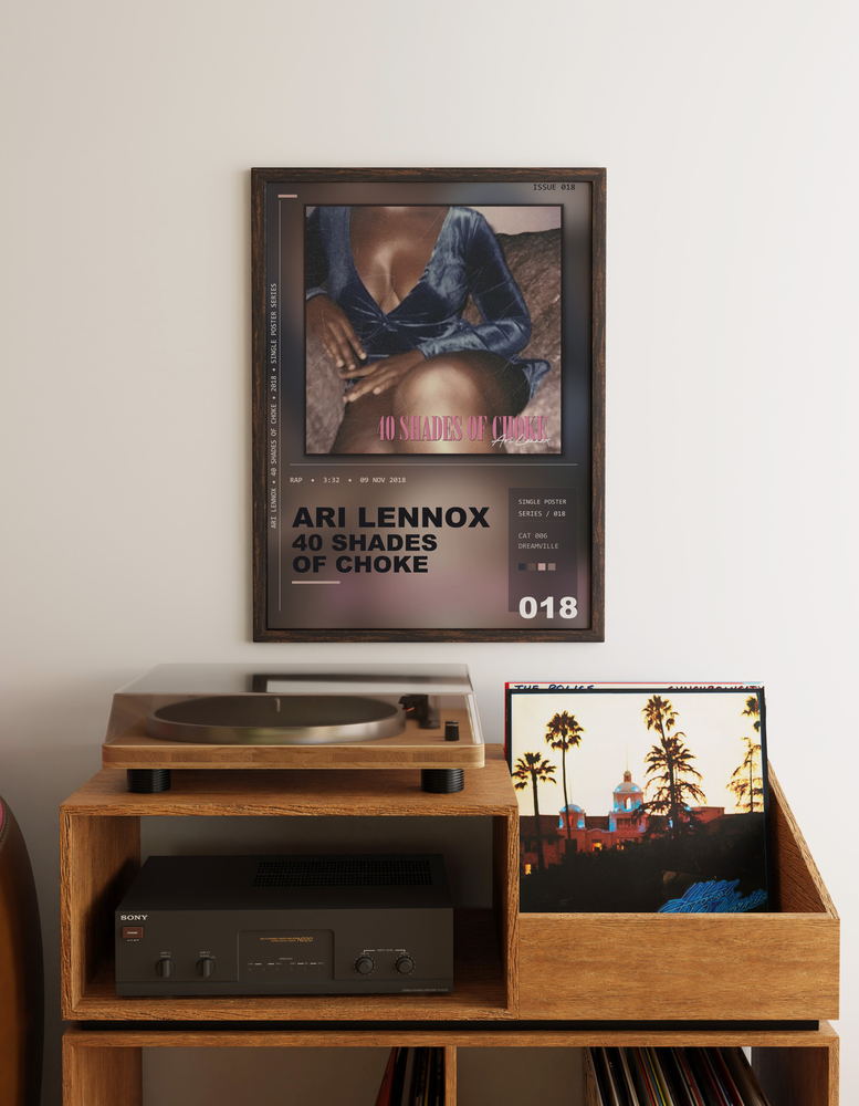 Music poster: Ari Lennox - 40 Shades of Choke