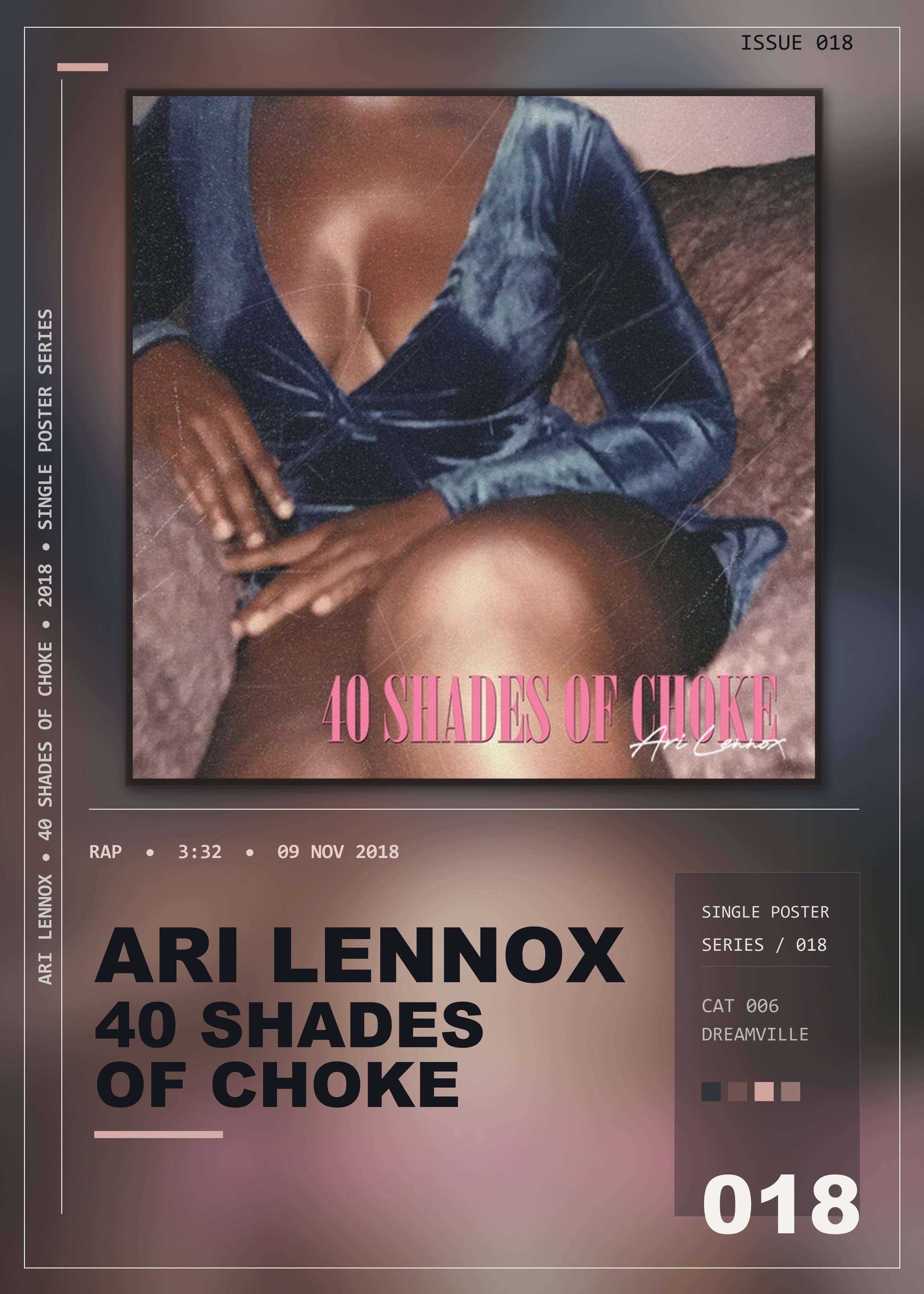 Music poster: Ari Lennox - 40 Shades of Choke