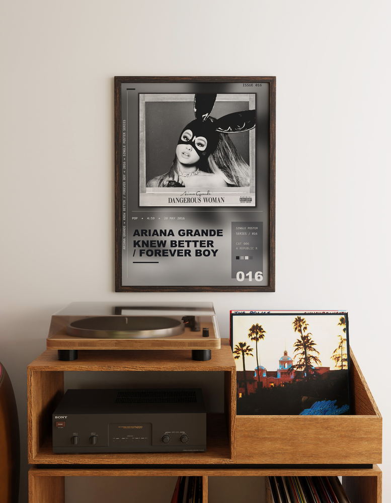 Music poster: Ariana Grande - Knew Better Forever Boy