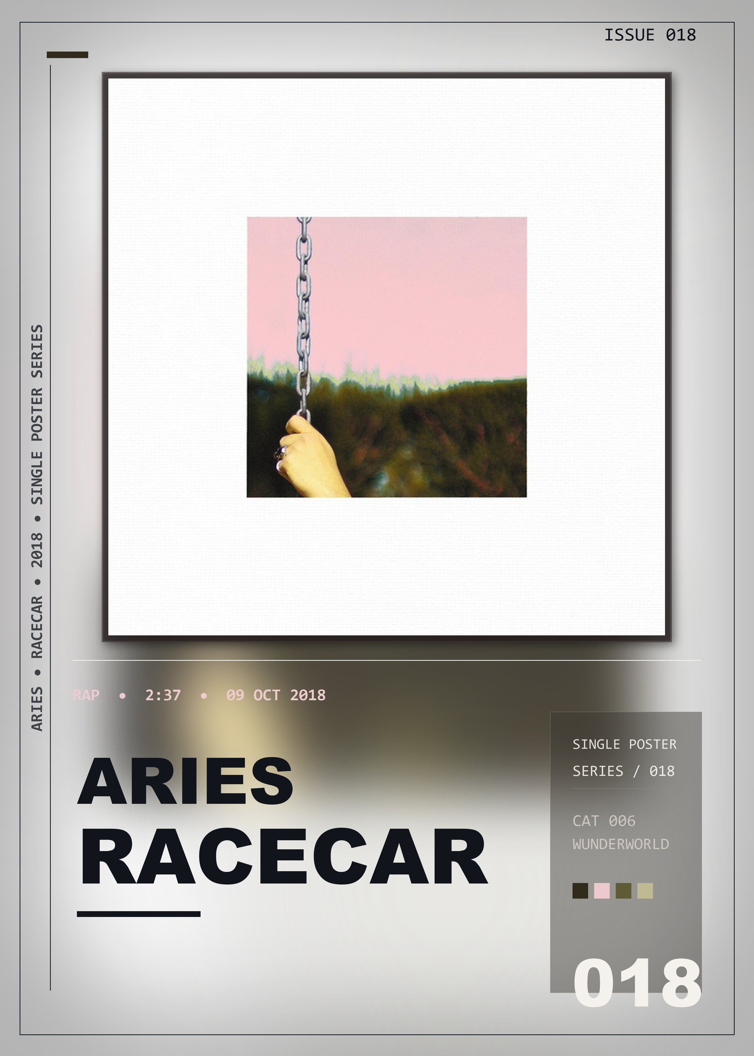 Music poster: Aries - RACECAR