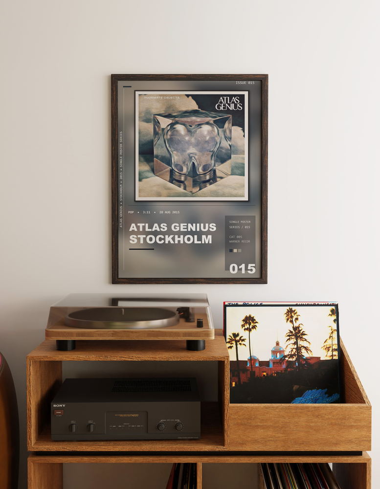 Music poster: Atlas Genius - Stockholm