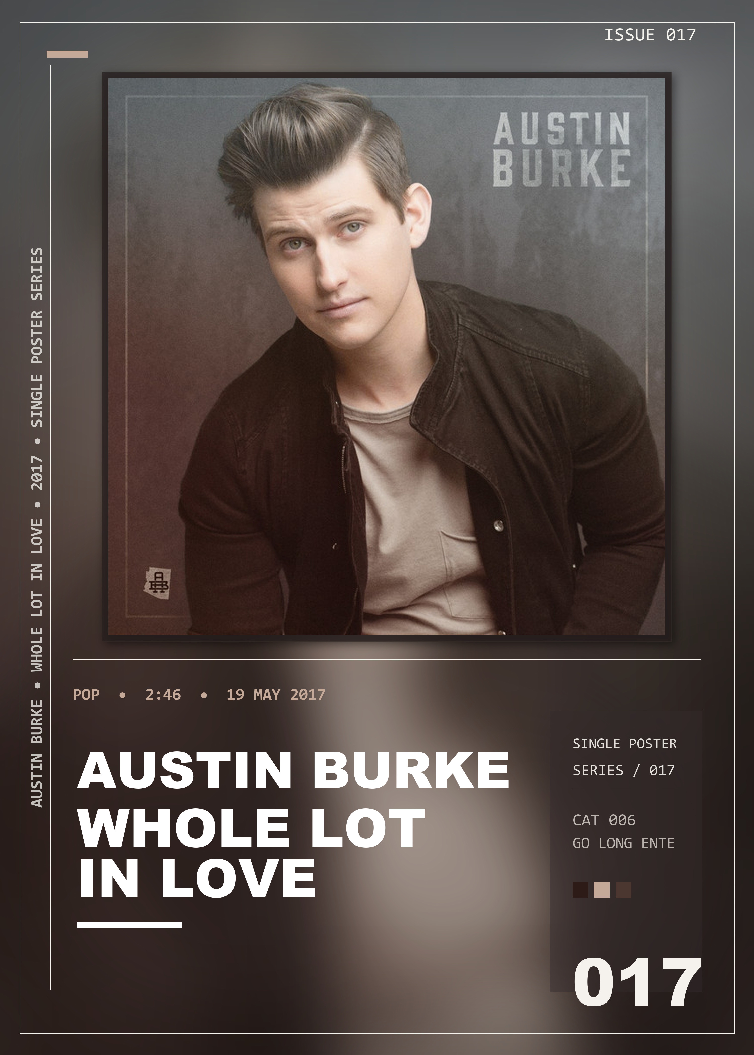 Music poster: Austin Burke - Whole Lot in Love