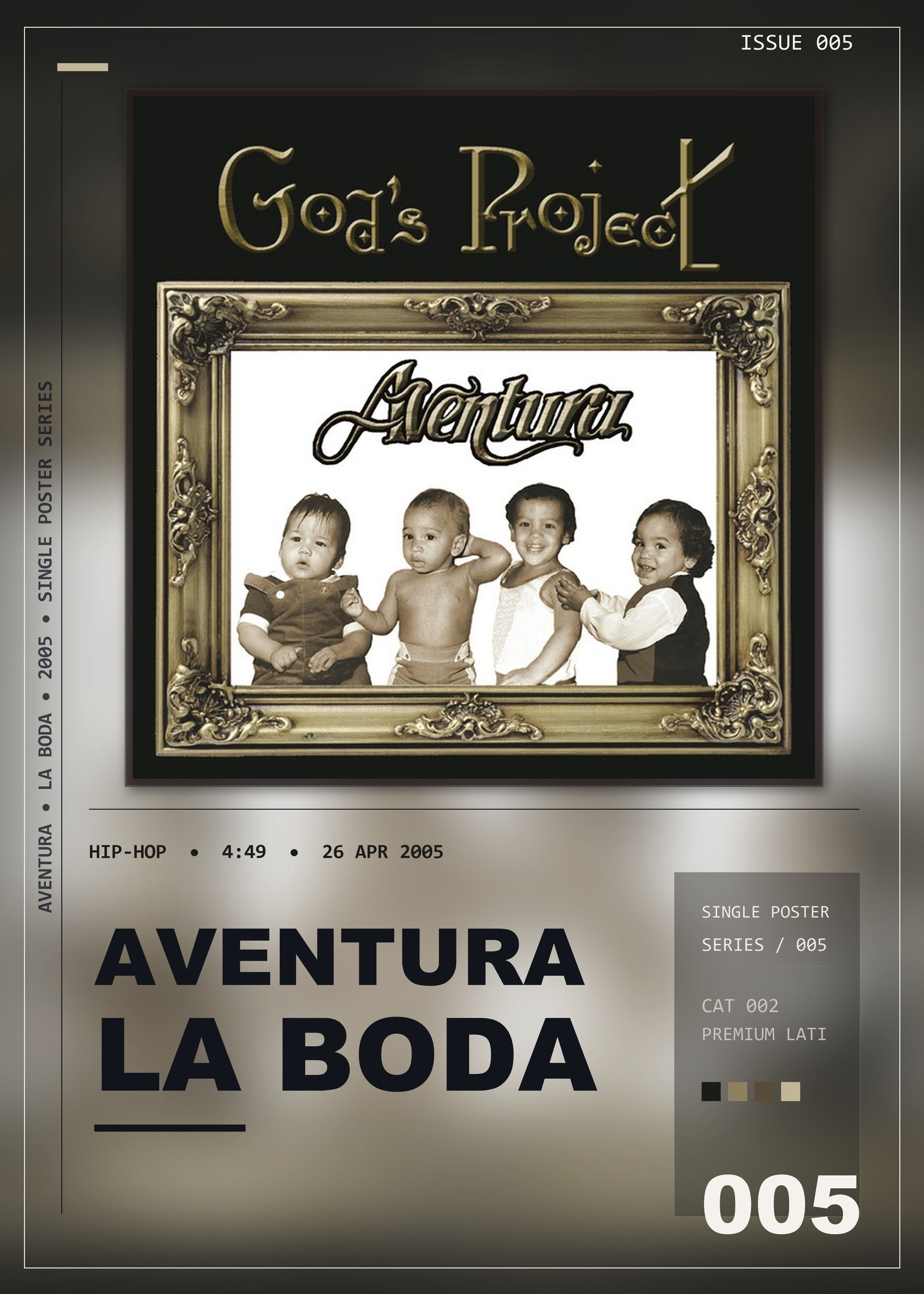 Music poster: Aventura - La Boda