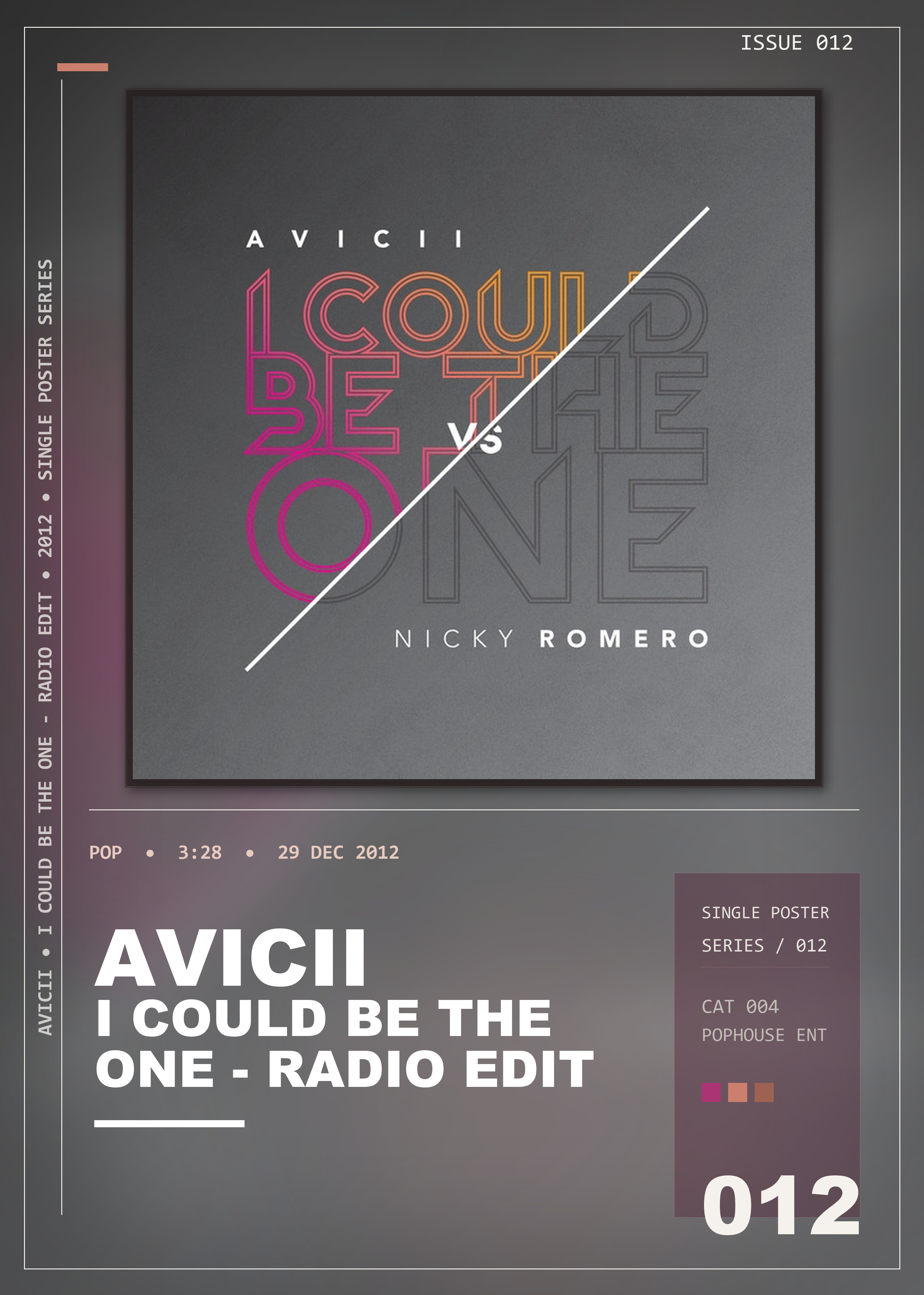 Music poster: Avicii - I Could Be The One Avicii Vs Nicky Romero - Radio Edit