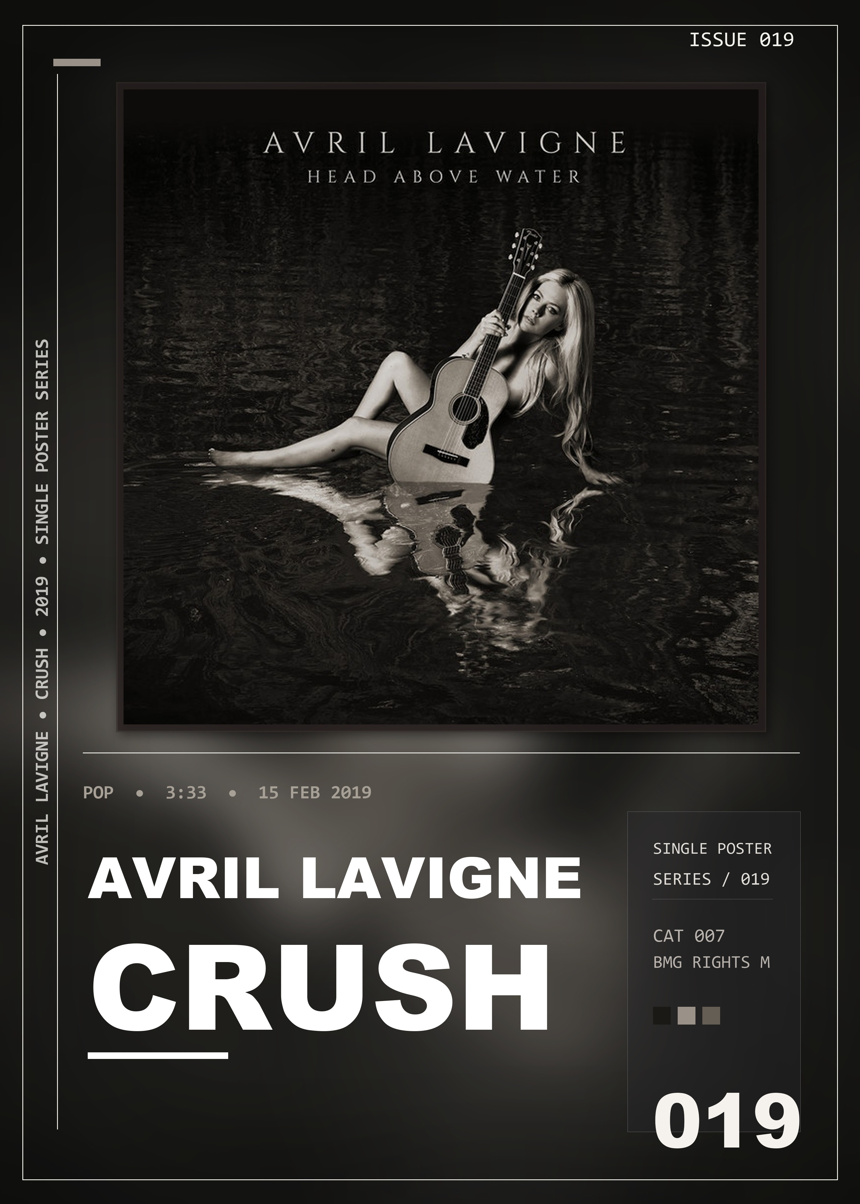 Music poster: Avril Lavigne - Crush