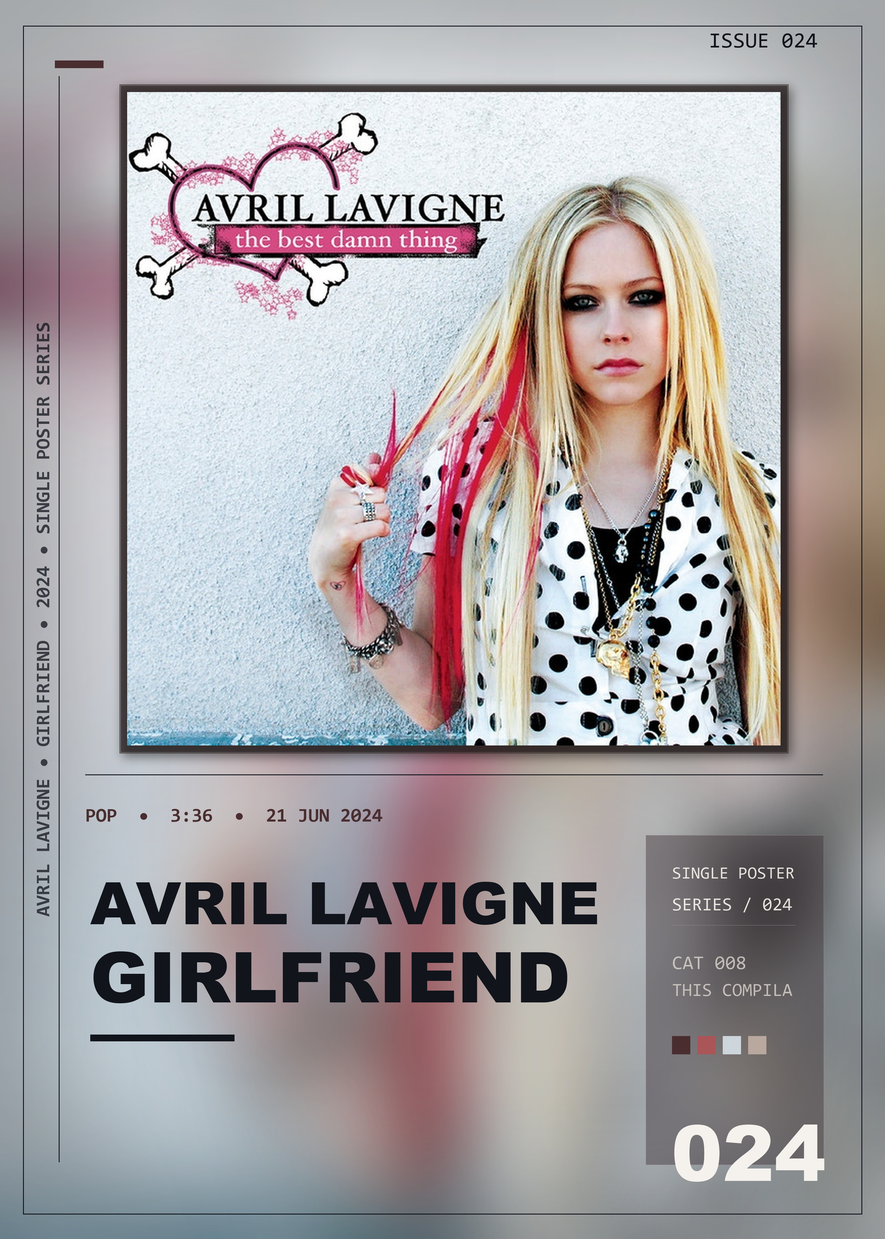 Music poster: Avril Lavigne - Girlfriend