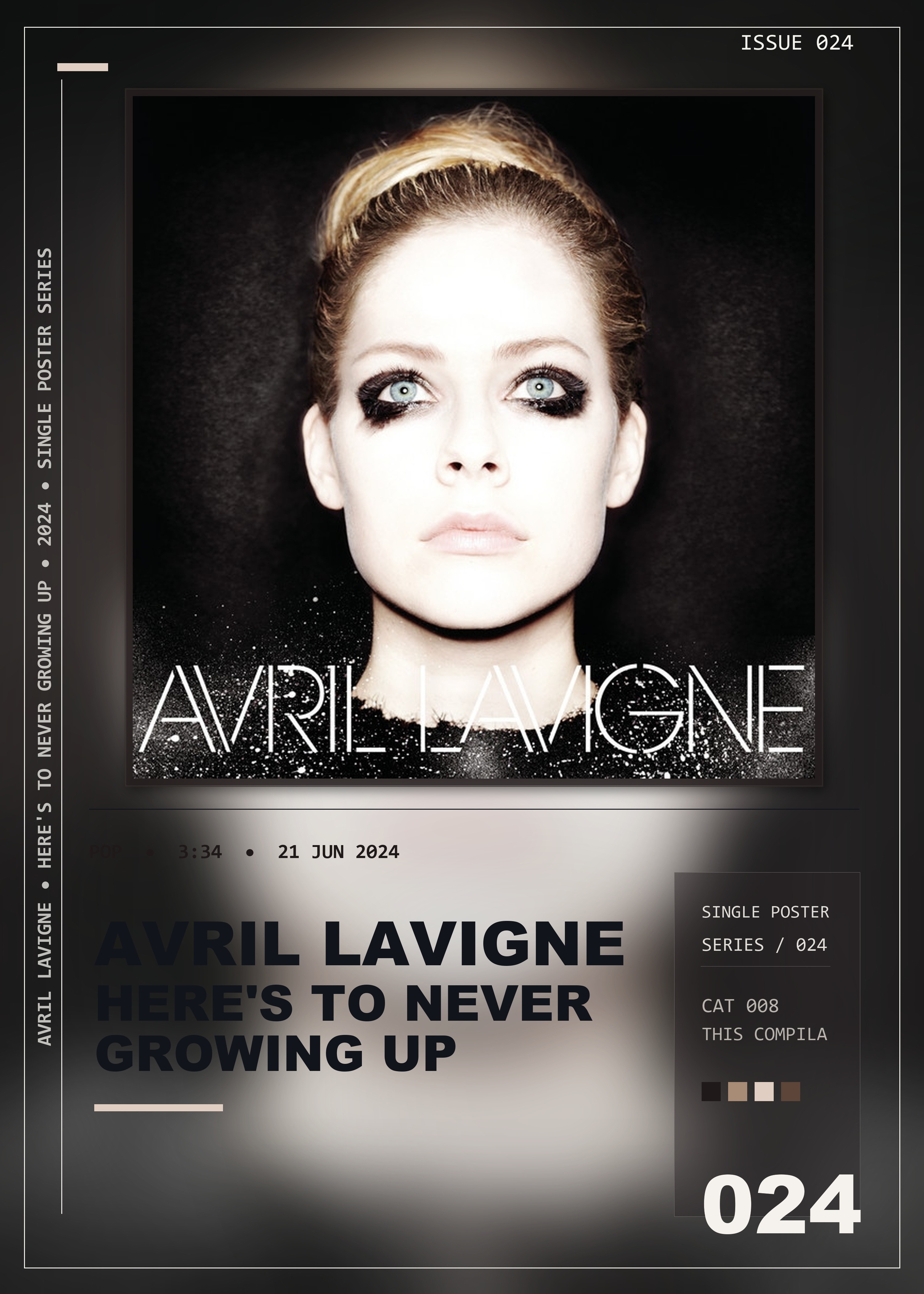 Music poster: Avril Lavigne - Heres to Never Growing Up