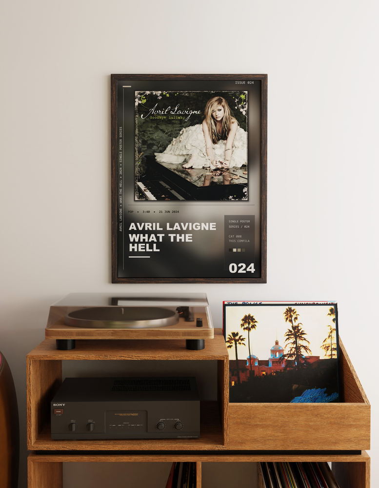 Music poster: Avril Lavigne - What the Hell