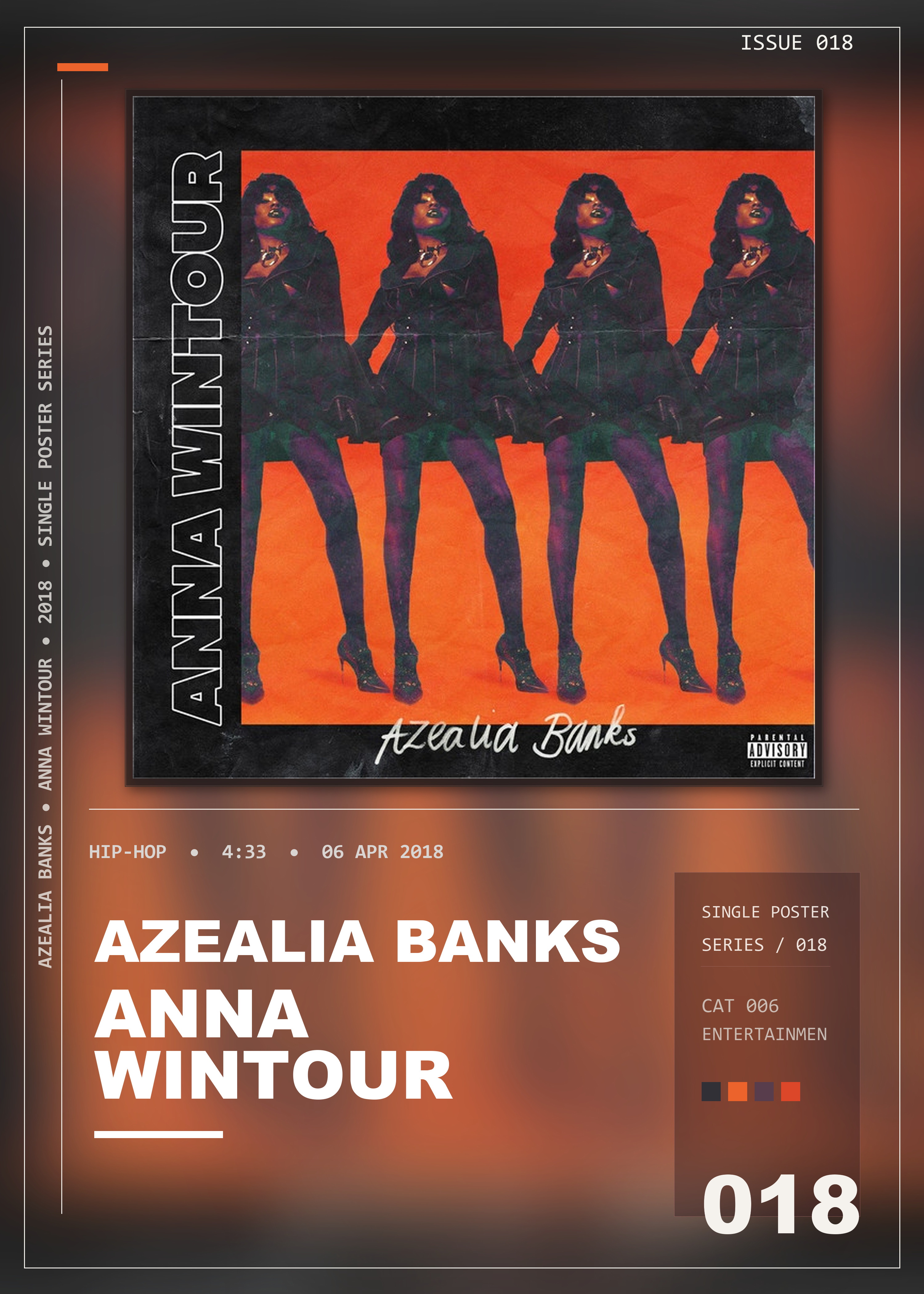 Music poster: Azealia Banks - Anna Wintour