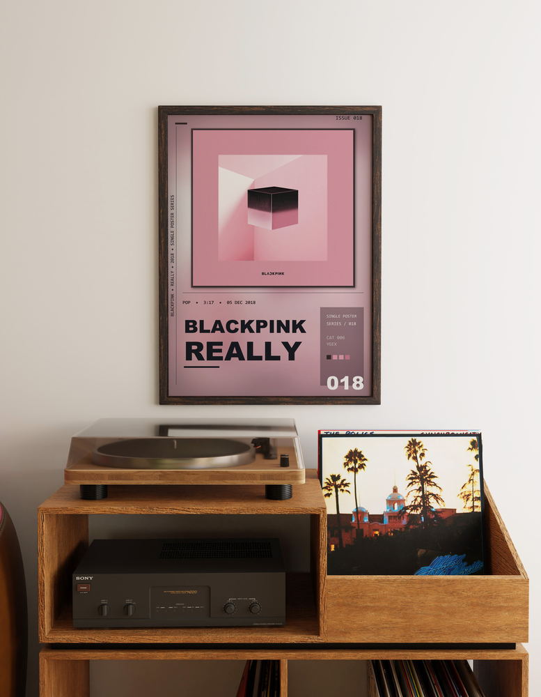 Music poster: BLACKPINK - Really