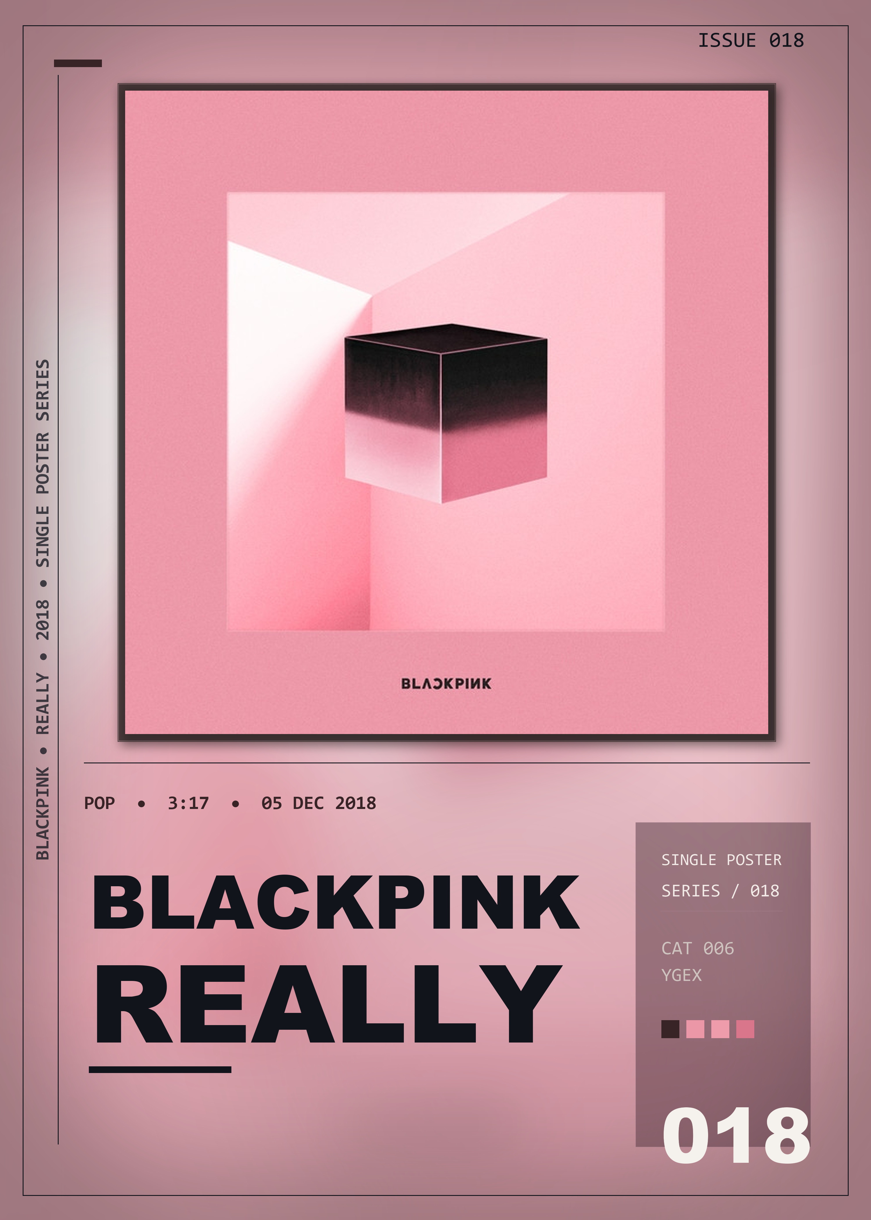 Music poster: BLACKPINK - Really