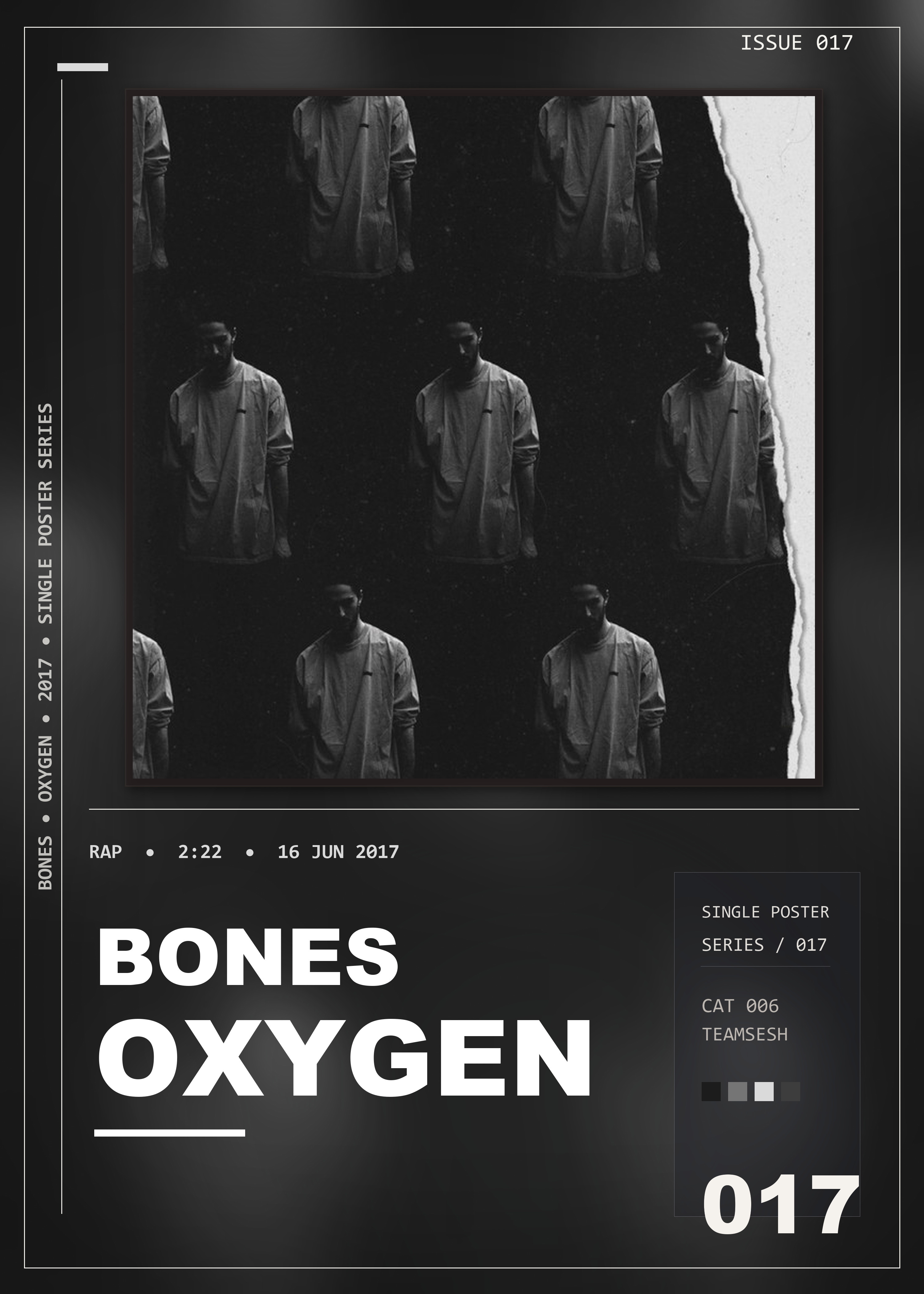 Music poster: BONES - Oxygen