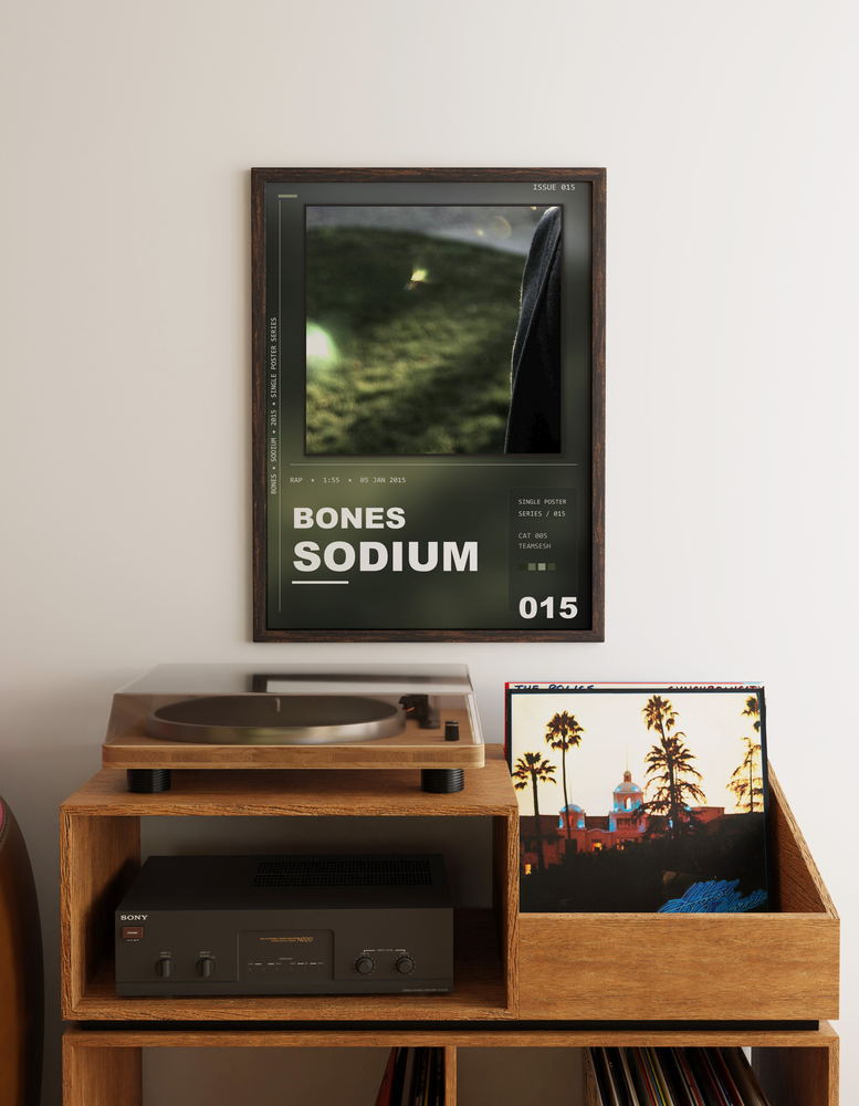 Music poster: BONES - Sodium