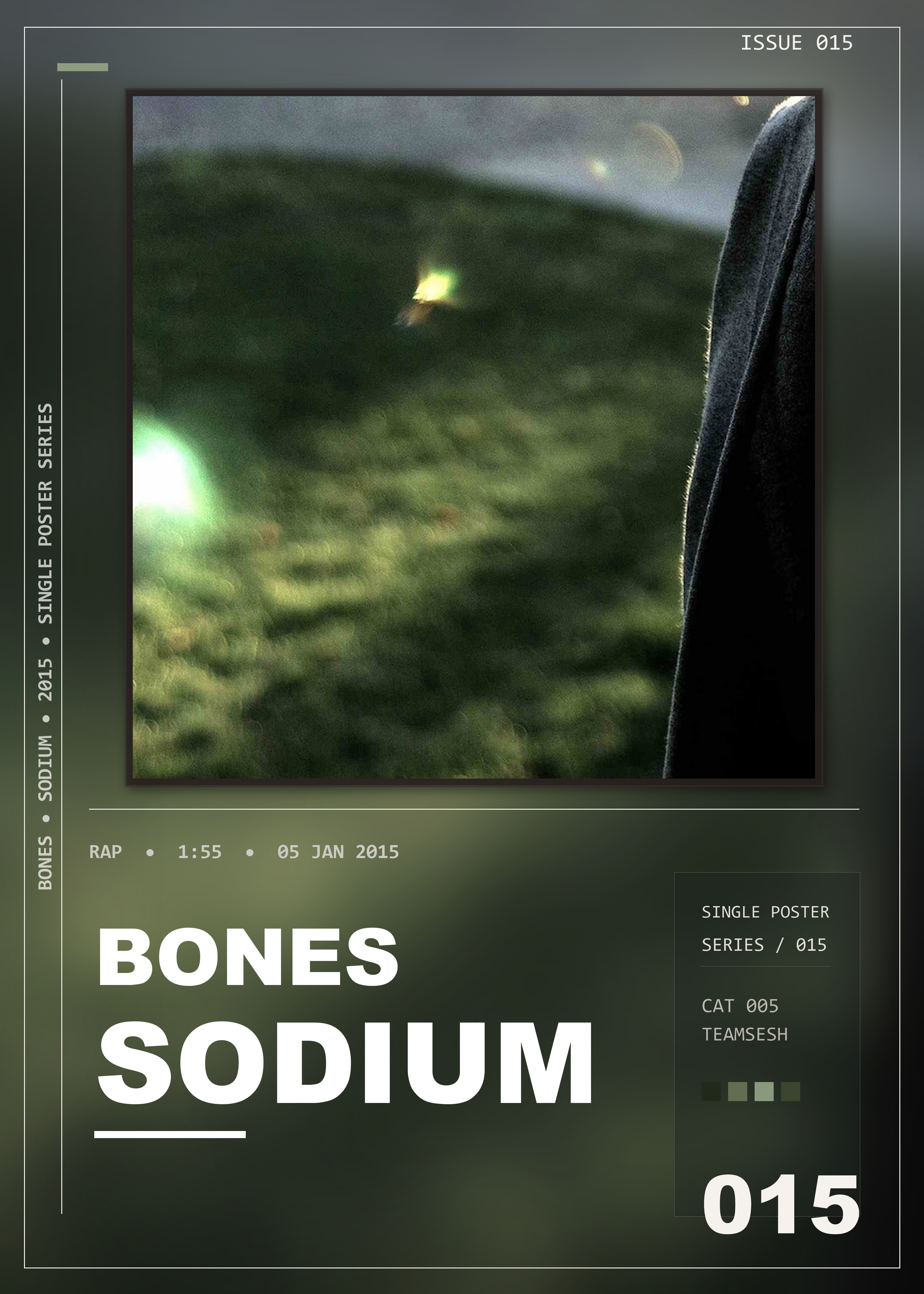 Music poster: BONES - Sodium