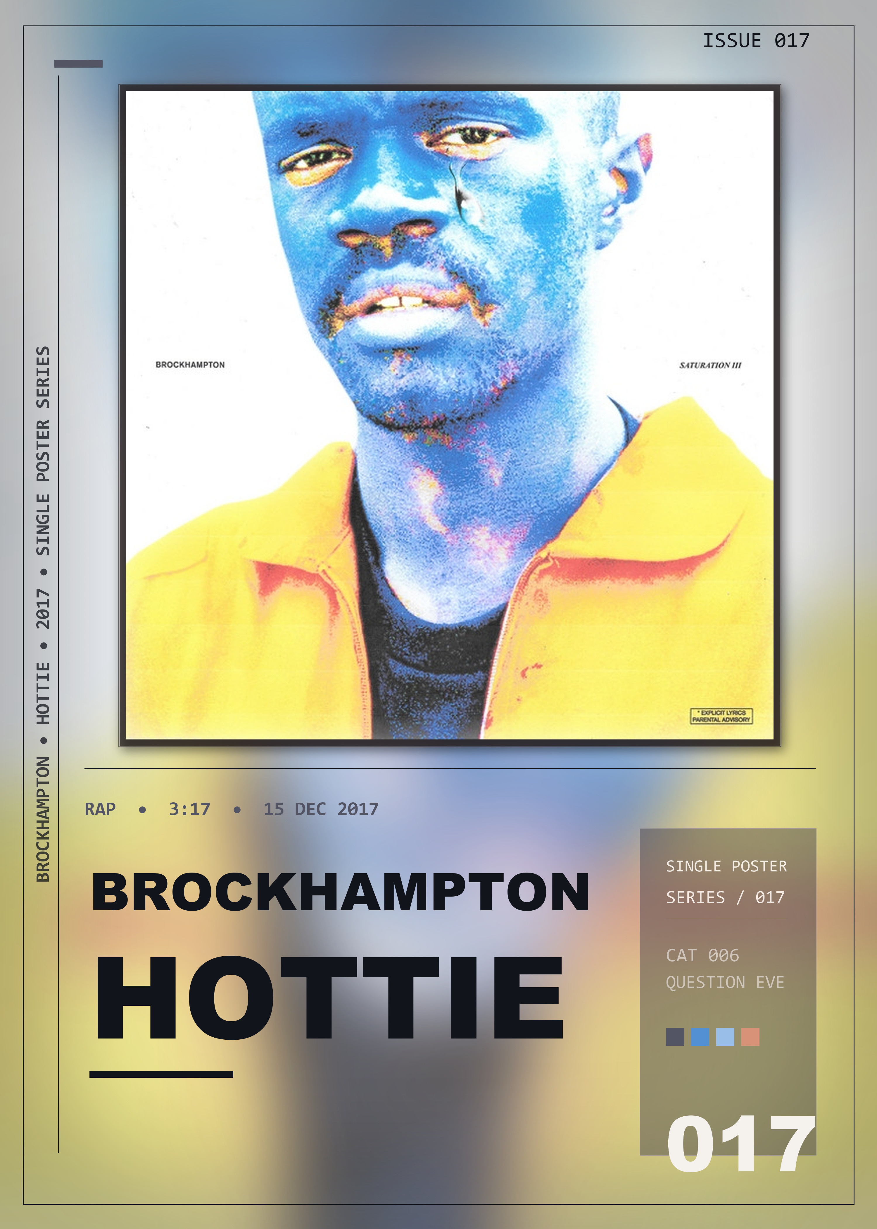 Music poster: BROCKHAMPTON - HOTTIE