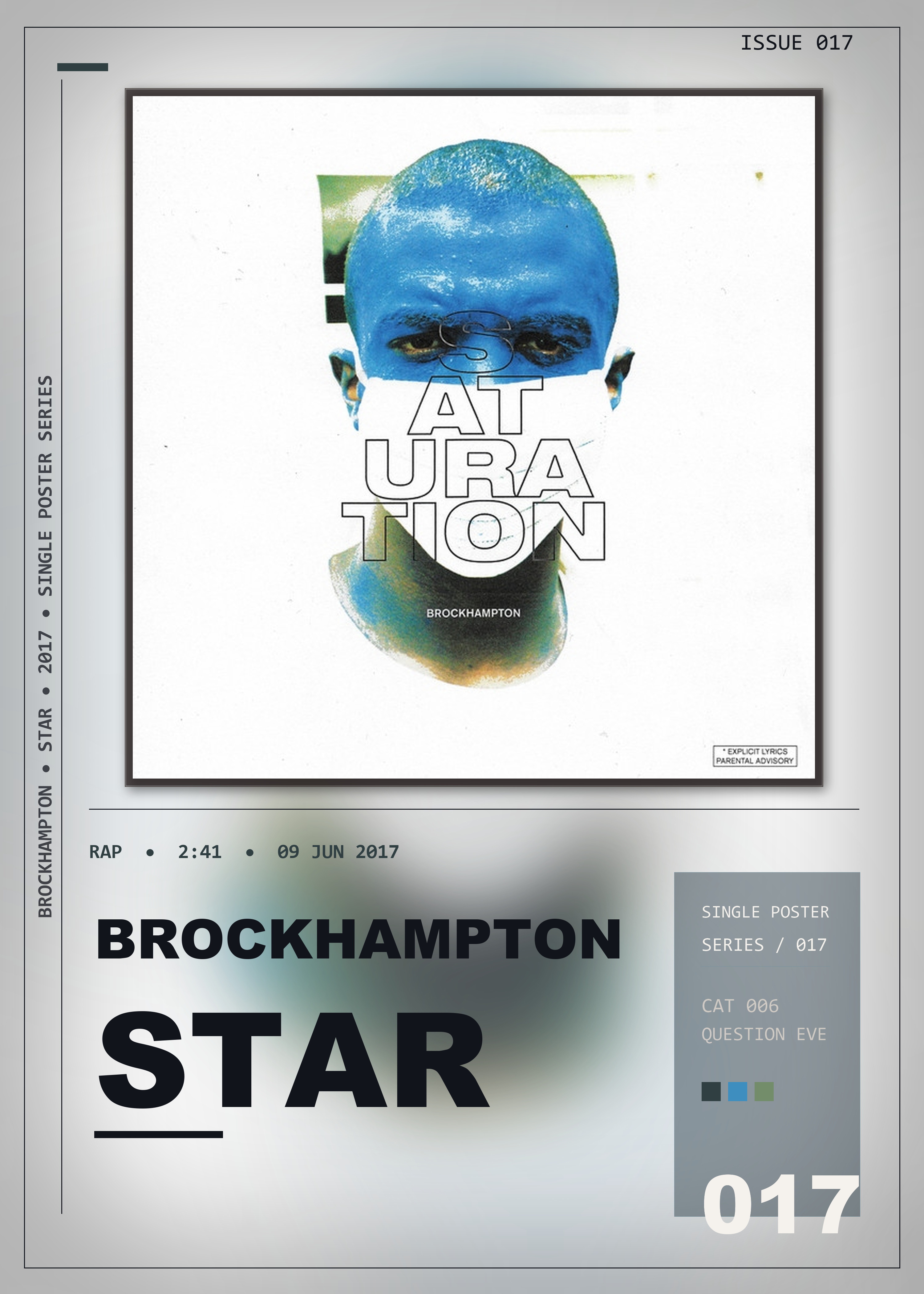 Music poster: BROCKHAMPTON - STAR