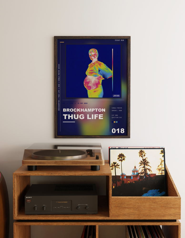 Music poster: BROCKHAMPTON - THUG LIFE