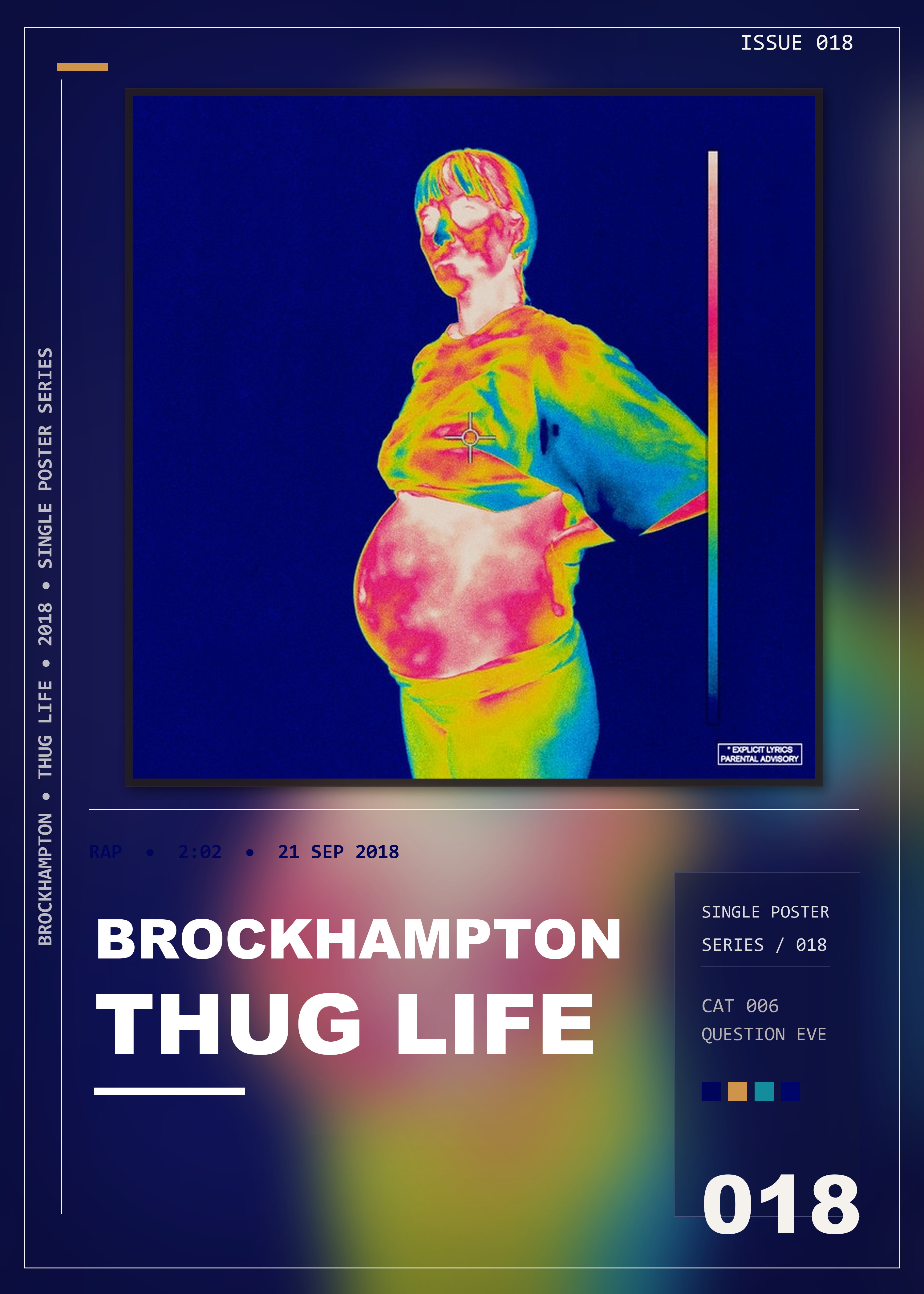 Music poster: BROCKHAMPTON - THUG LIFE