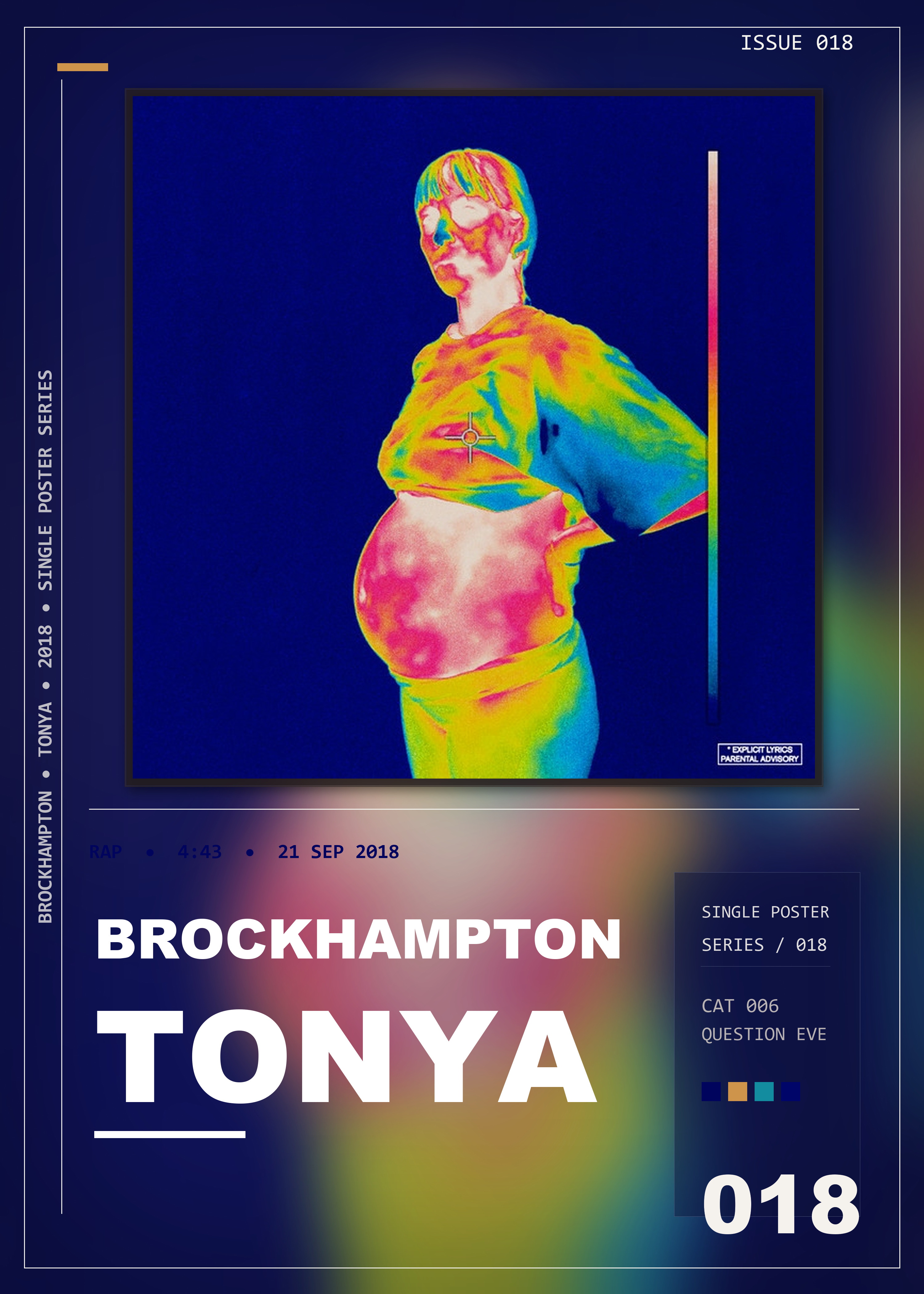 Music poster: BROCKHAMPTON - TONYA