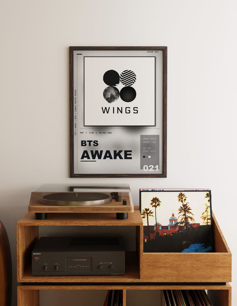 Music poster: BTS - Awake