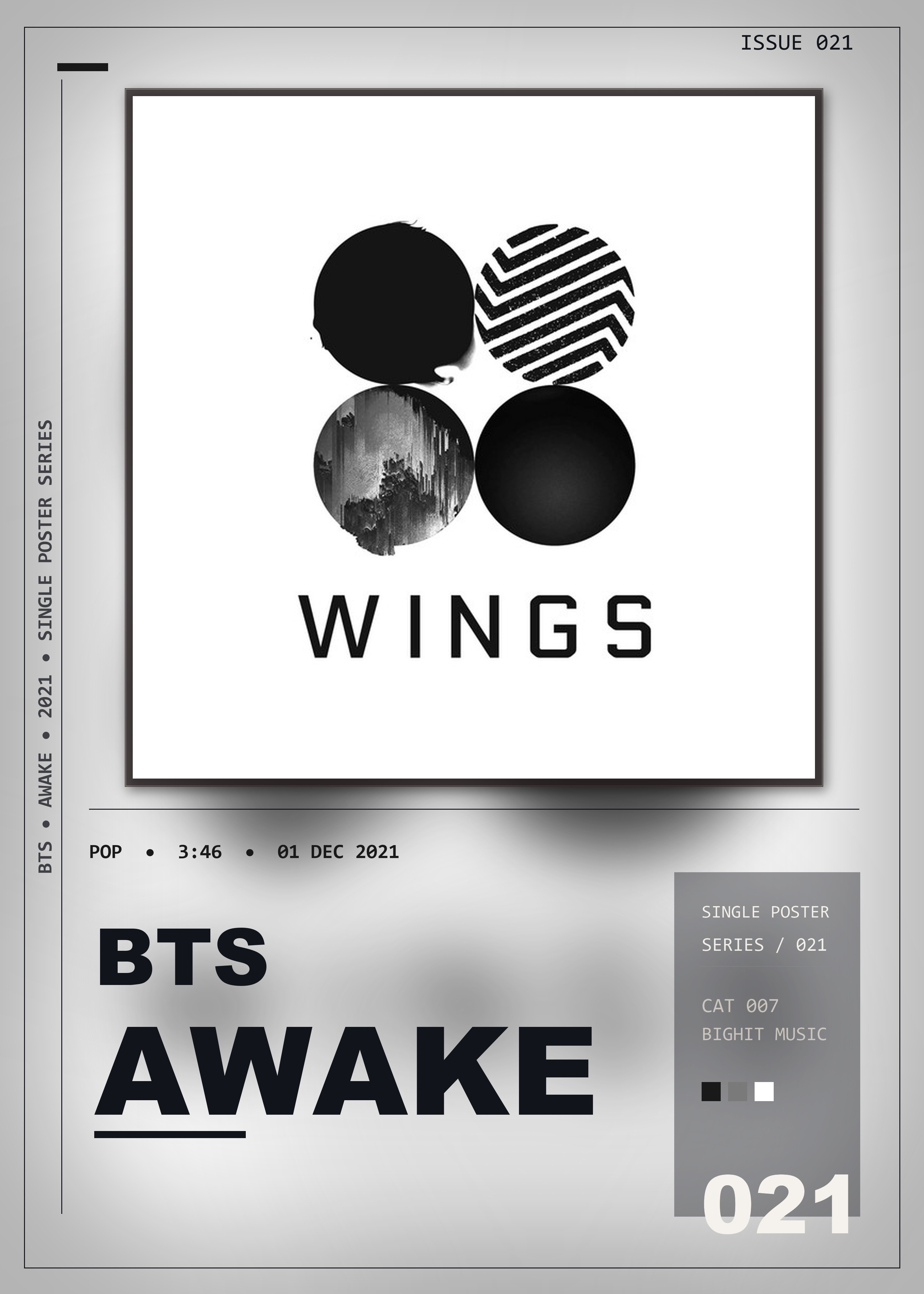 Music poster: BTS - Awake
