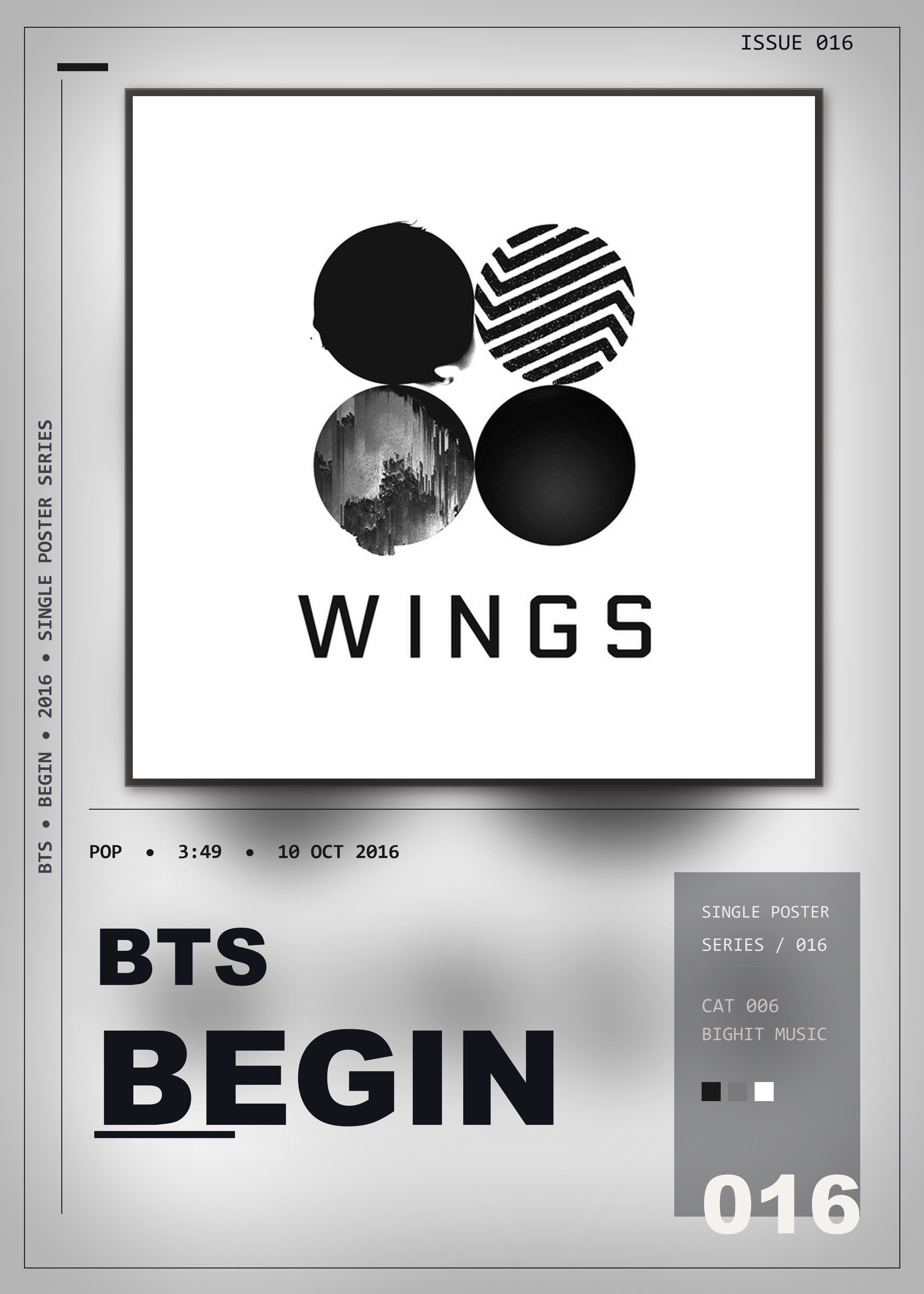 Music poster: BTS - Begin