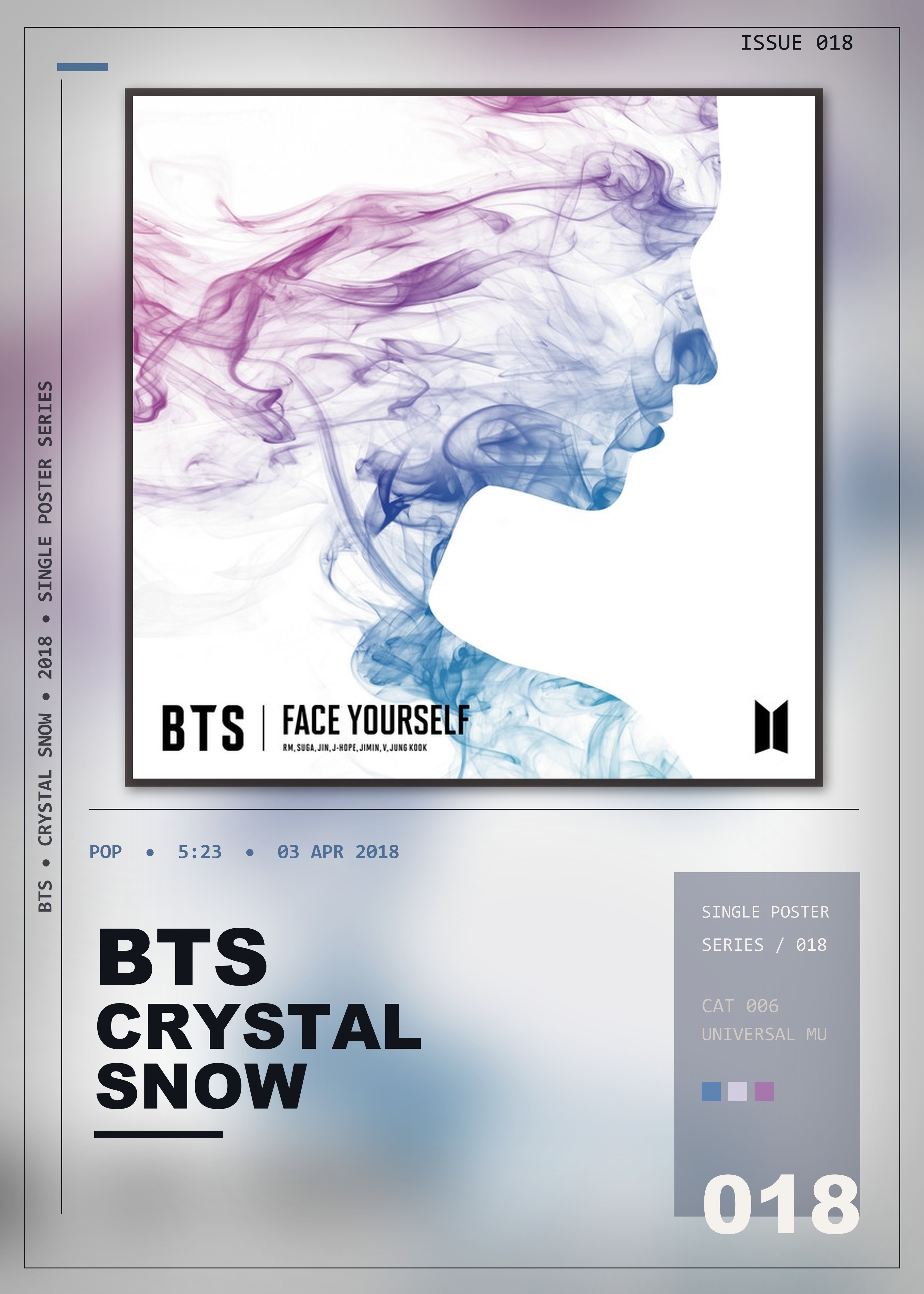 Music poster: BTS - Crystal Snow