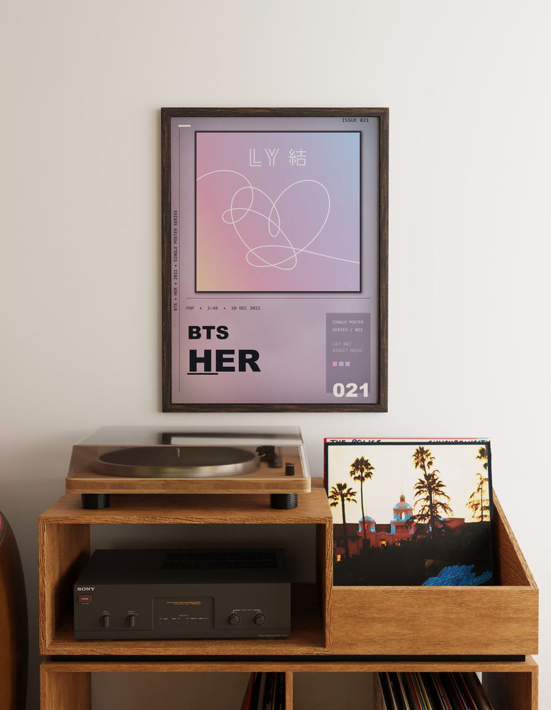 Music poster: BTS - Her