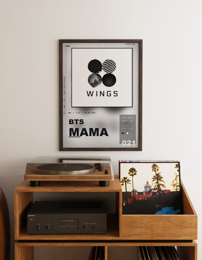 Music poster: BTS - MAMA