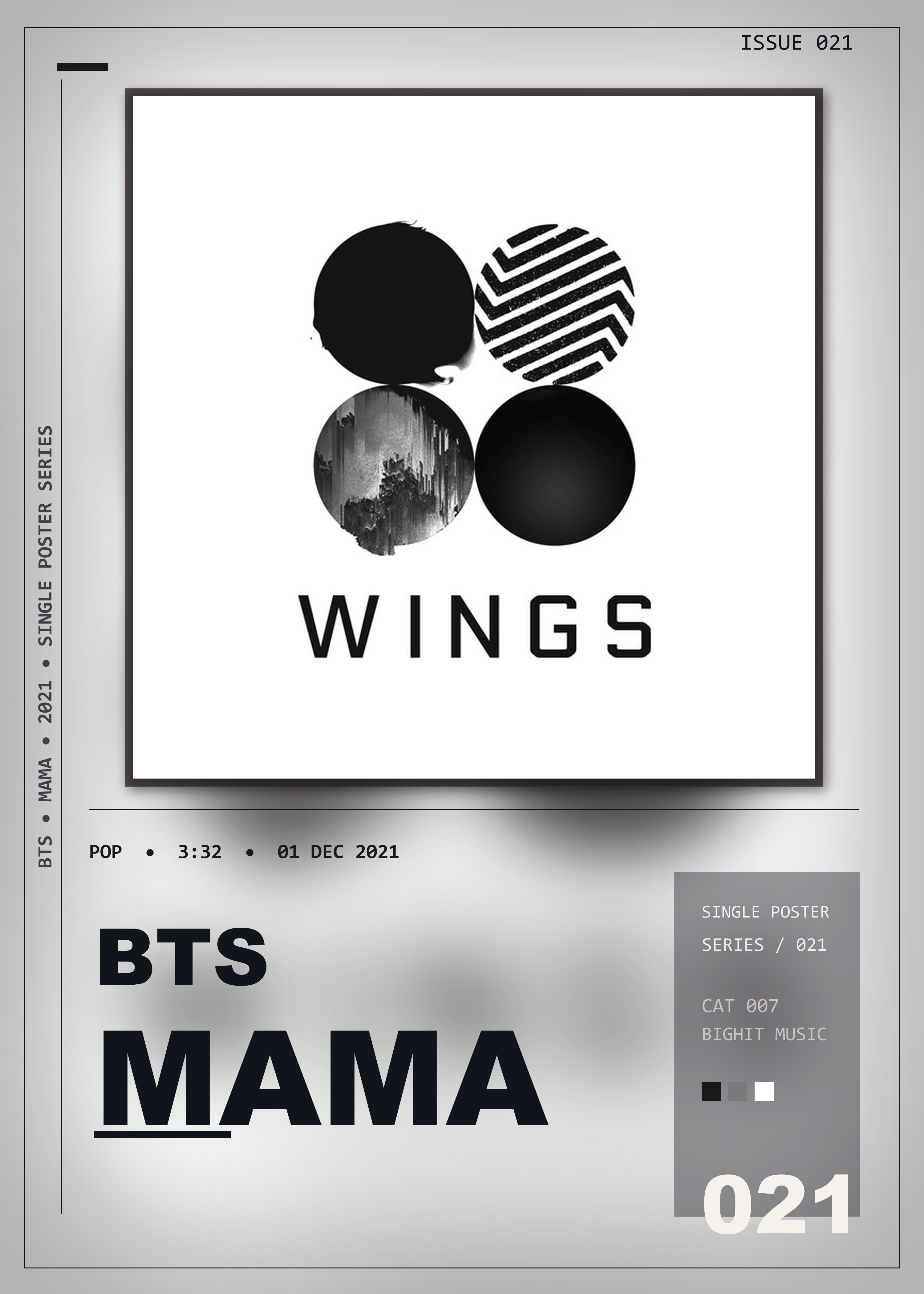Music poster: BTS - MAMA