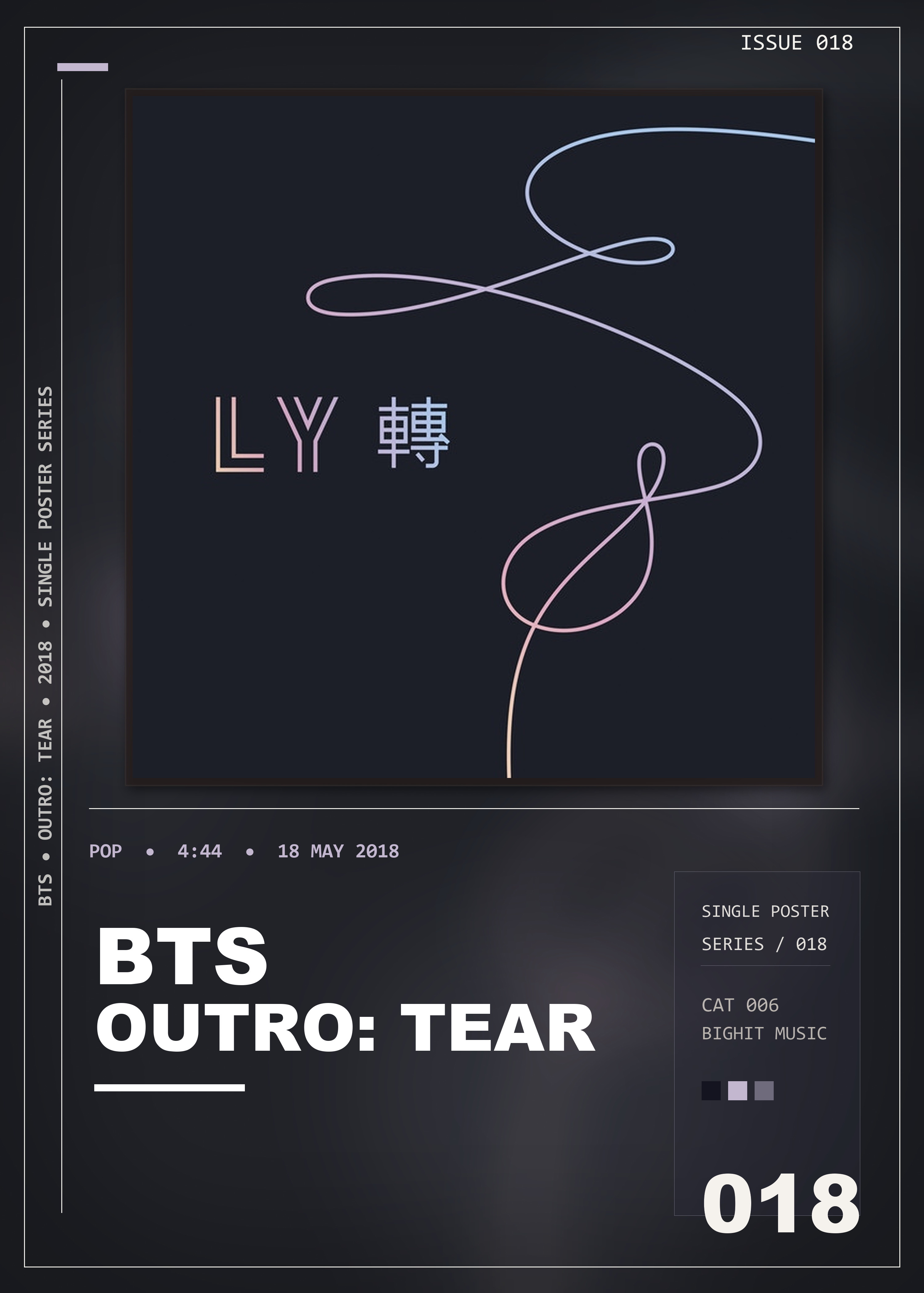 Music poster: BTS - Outro Tear