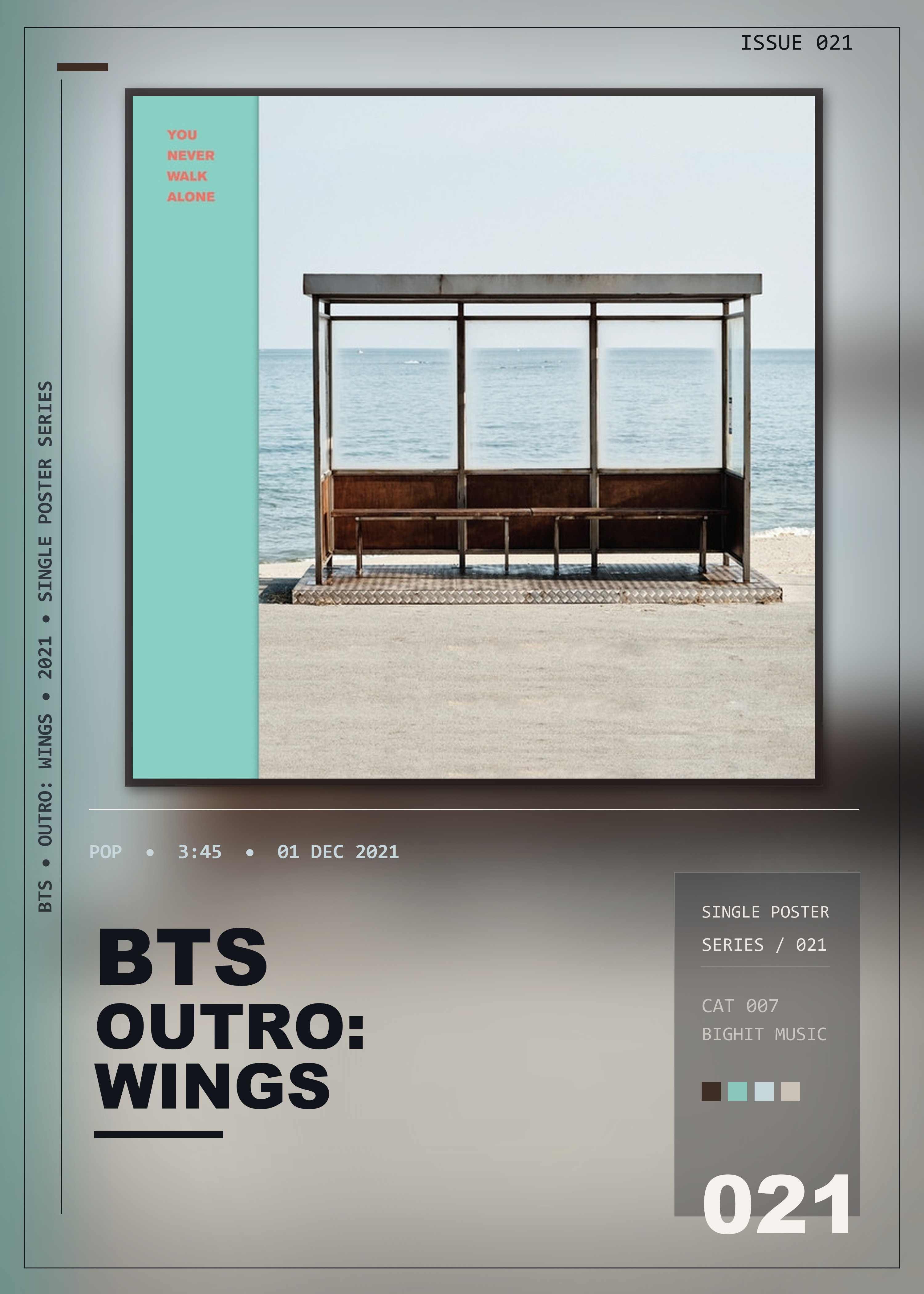 Music poster: BTS - Outro Wings