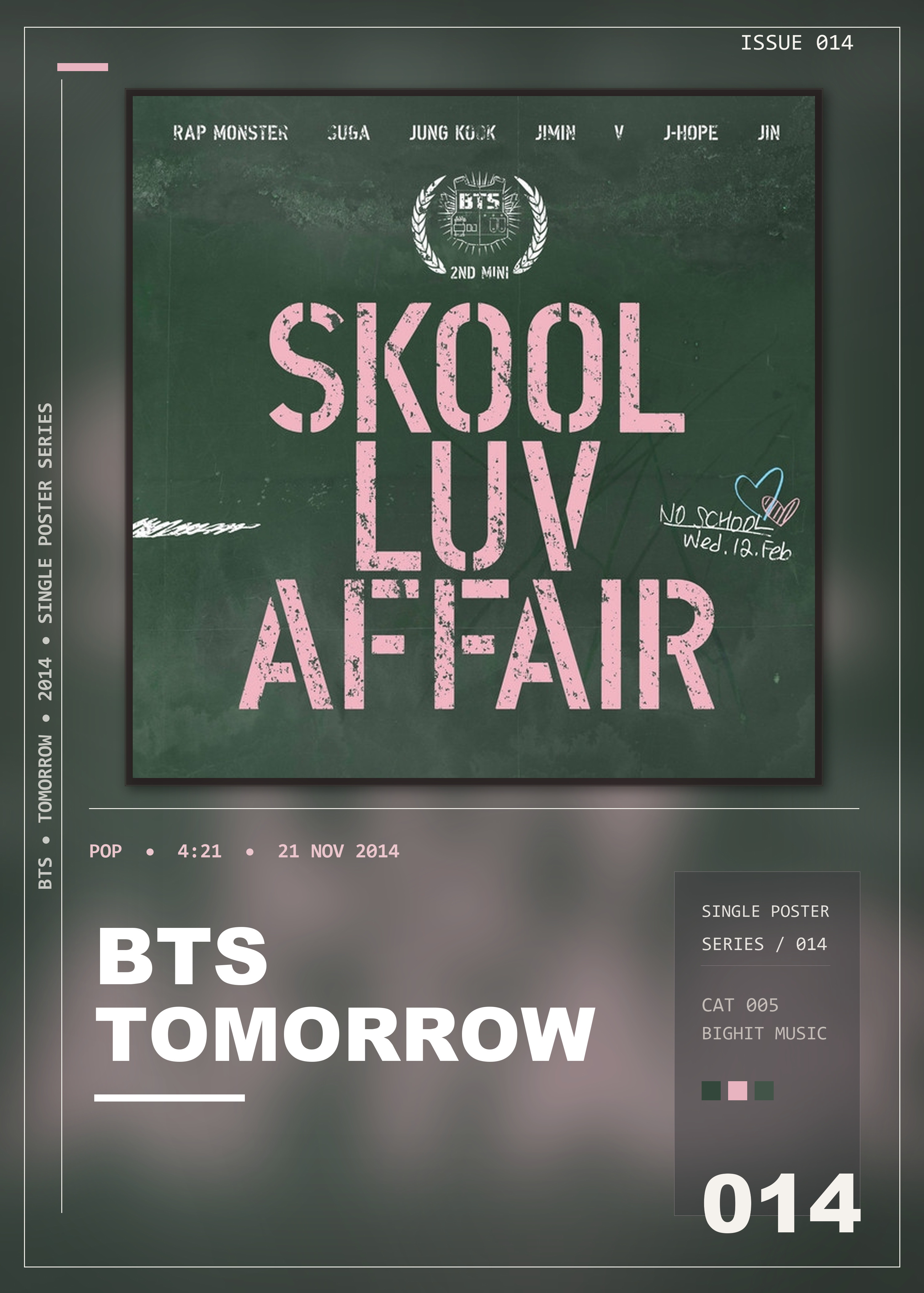 Music poster: BTS - Tomorrow