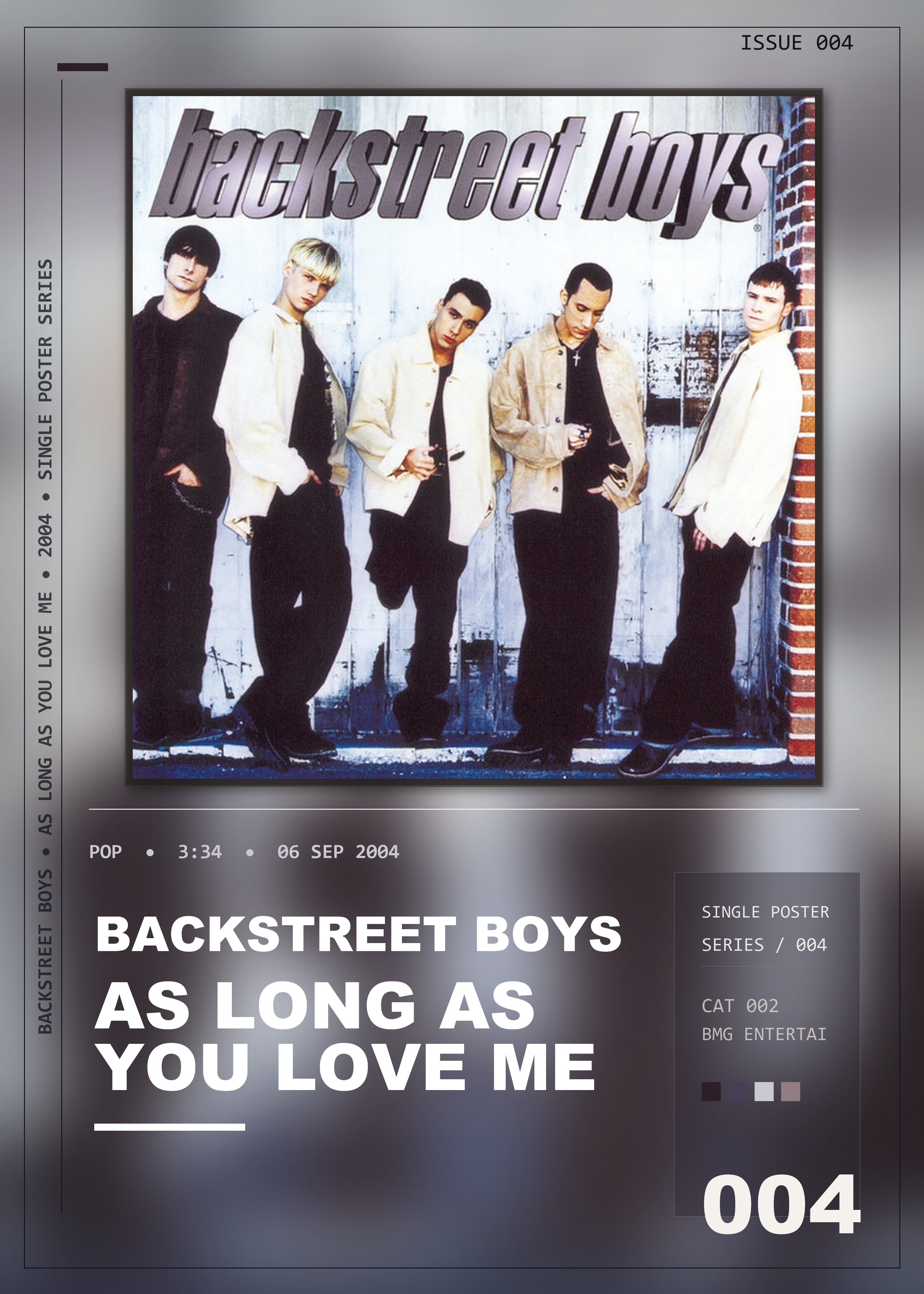 Music poster: Backstreet Boys - As Long as You Love Me