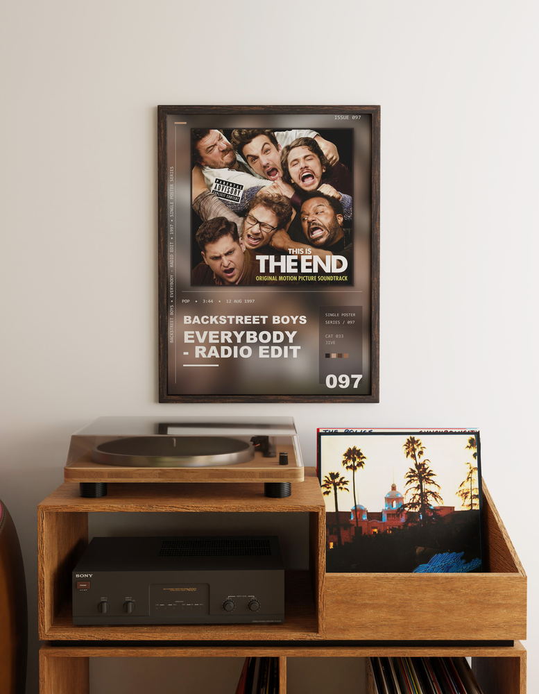 Music poster: Backstreet Boys - Everybody Backstreets Back - Radio Edit
