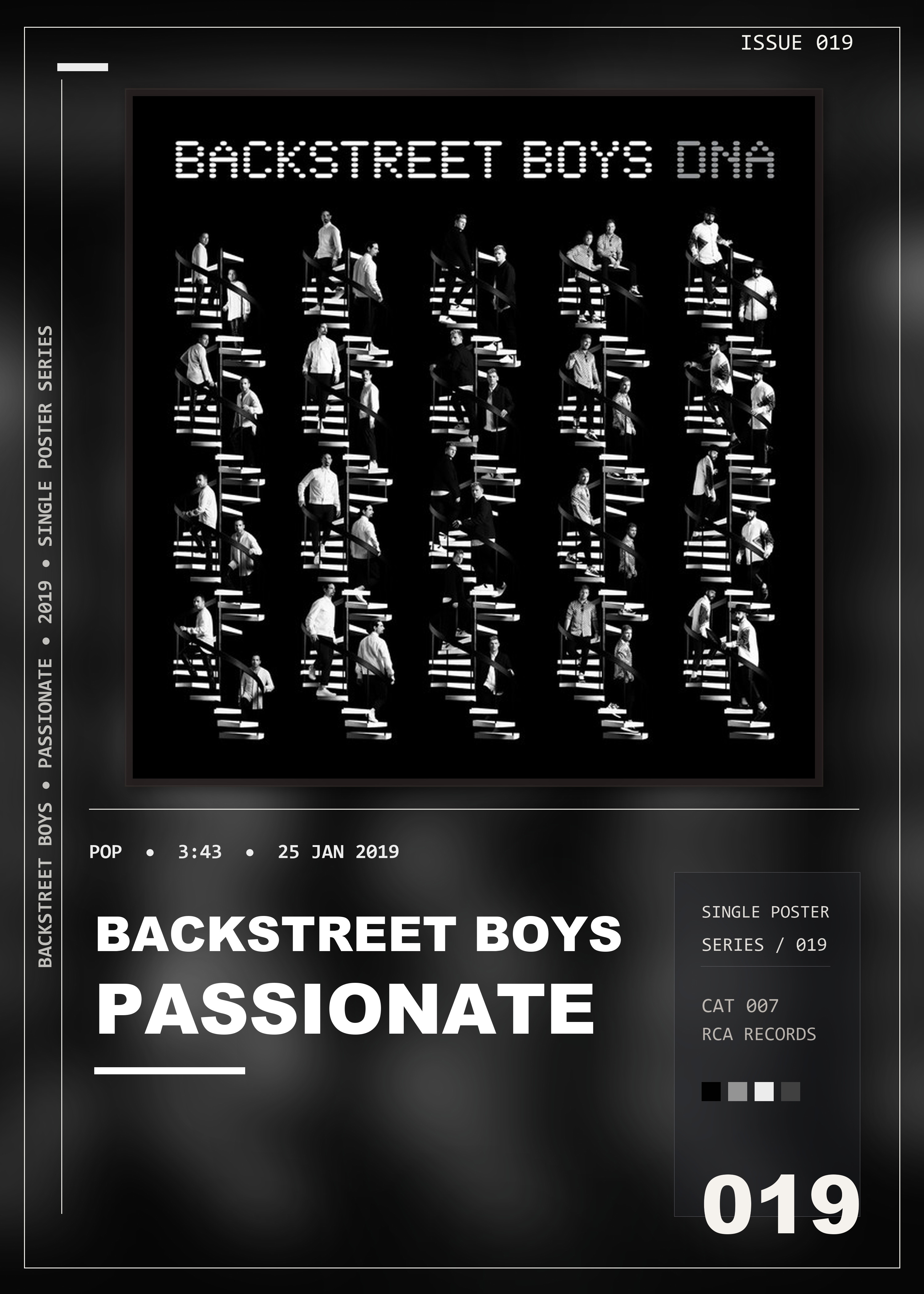 Music poster: Backstreet Boys - Passionate