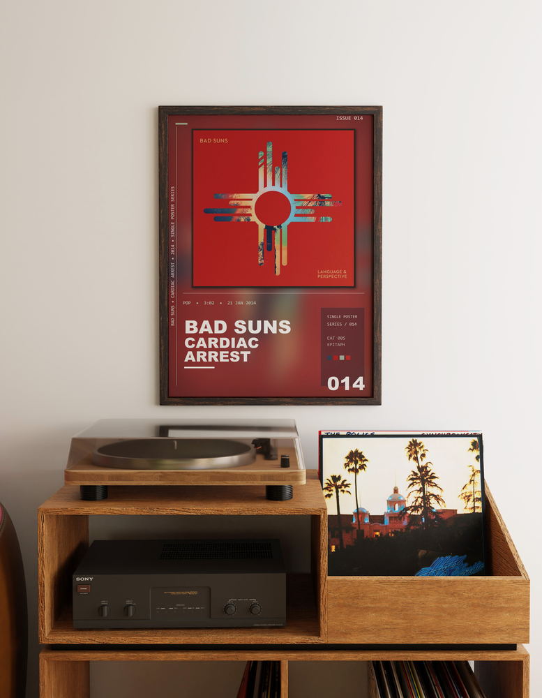 Music poster: Bad Suns - Cardiac Arrest
