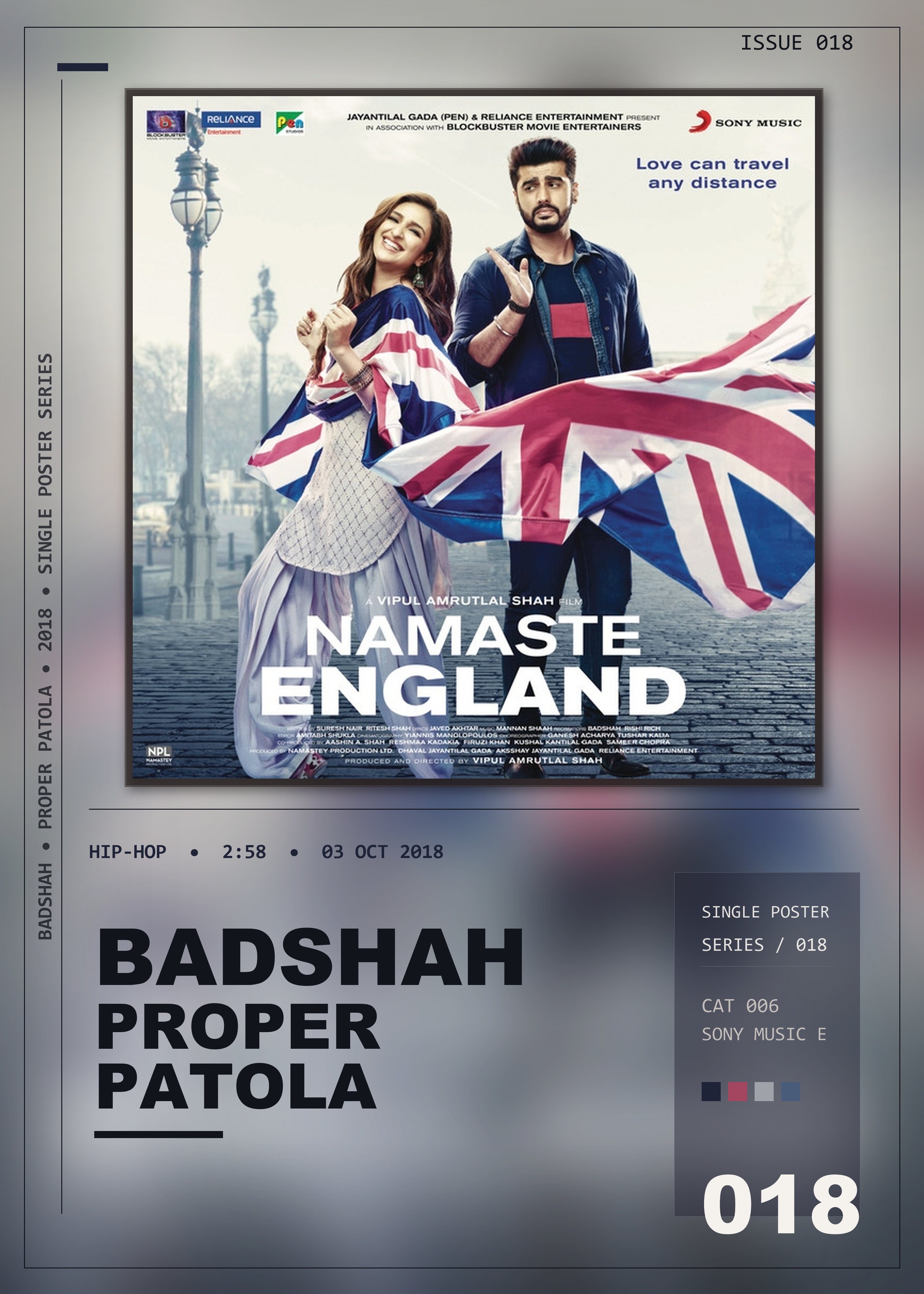 Music poster: Badshah - Proper Patola