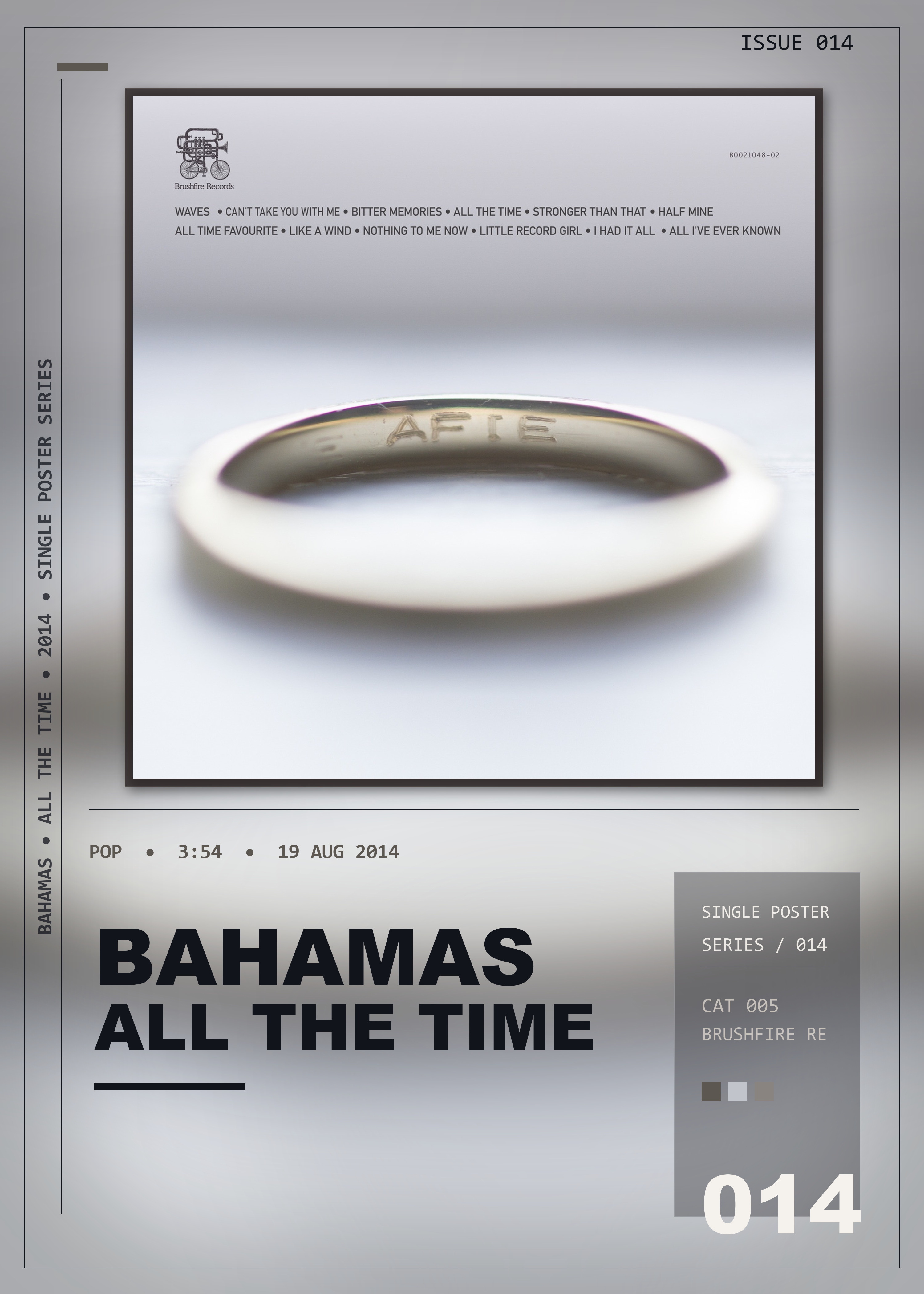 Music poster: Bahamas - All The Time